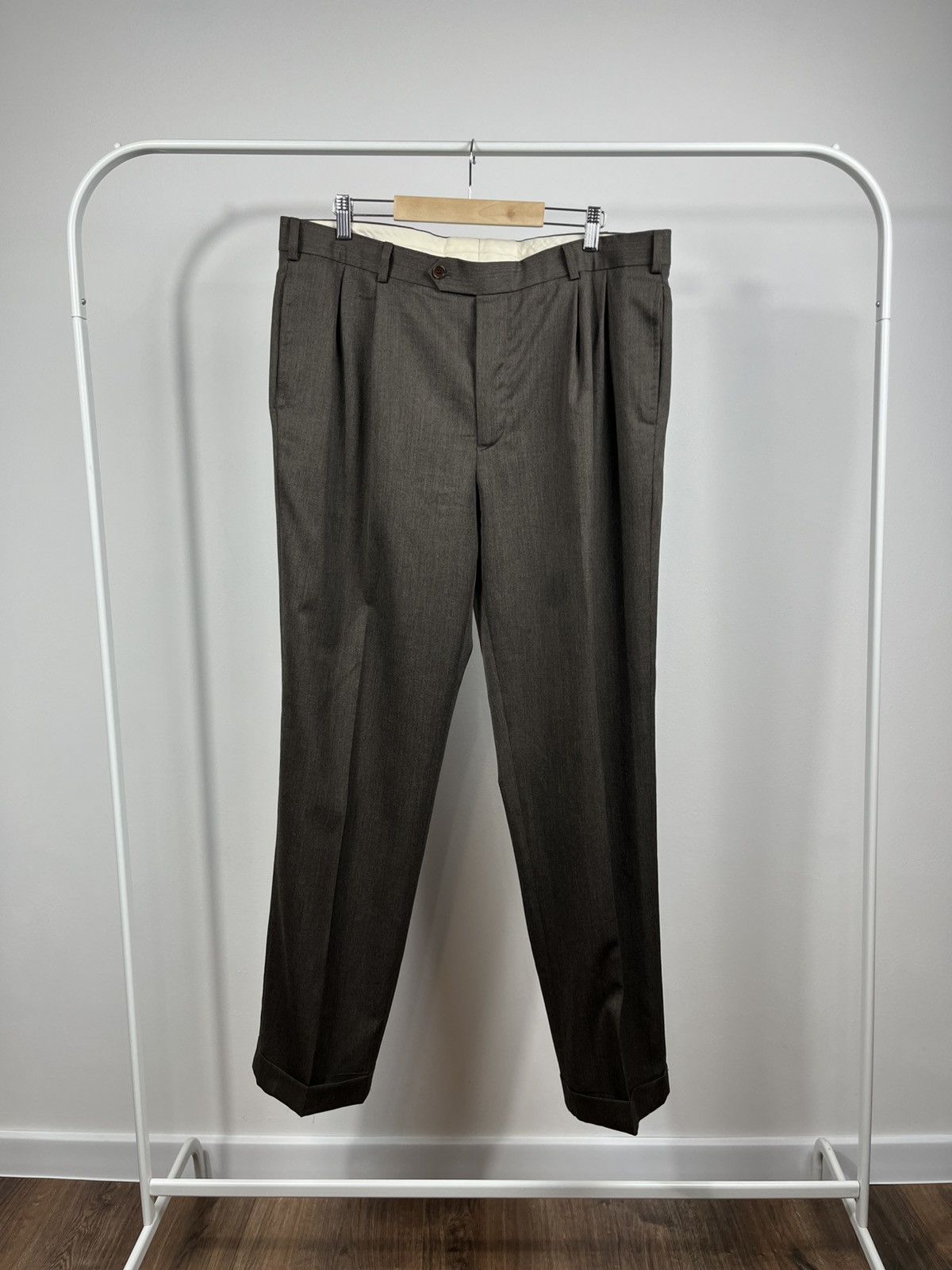 Brooks Brothers Brooks Brothers Madison Fit Dress Pants Wool W38 L32 Size US 38 / EU 54 - 1 Thumbnail