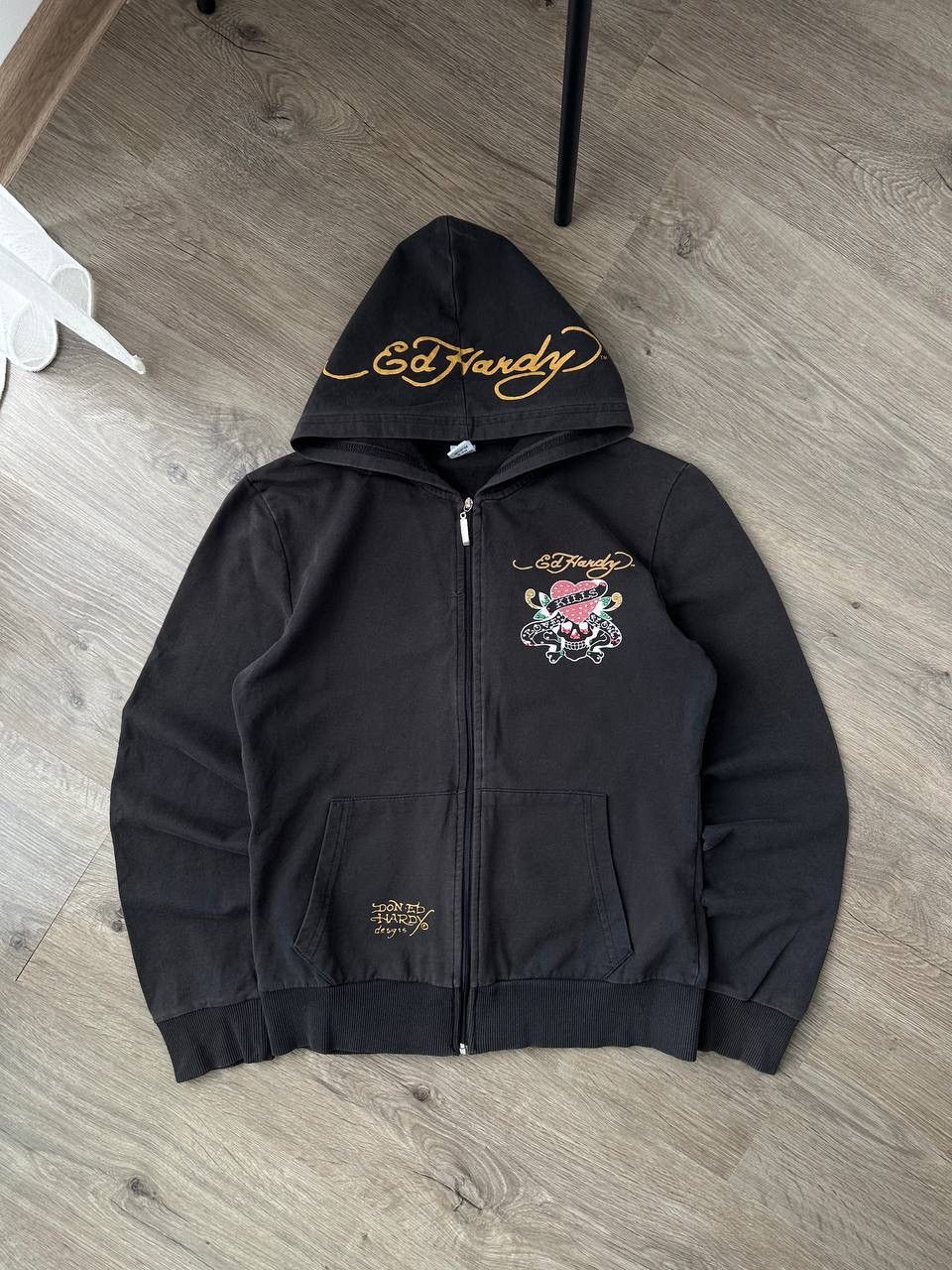 Ed Hardy Vintage Ed Hardy Christian Audigier W’S Hoodie Size S / US 4 / IT 40 - 2 Thumbnail