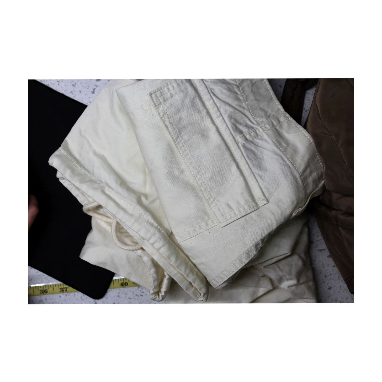 Levi's Levi's Womens 94 Baggy Straight Leg Cargo Casual Pants natural 27 Size 27" / US 4 / IT 40 - 4 Thumbnail
