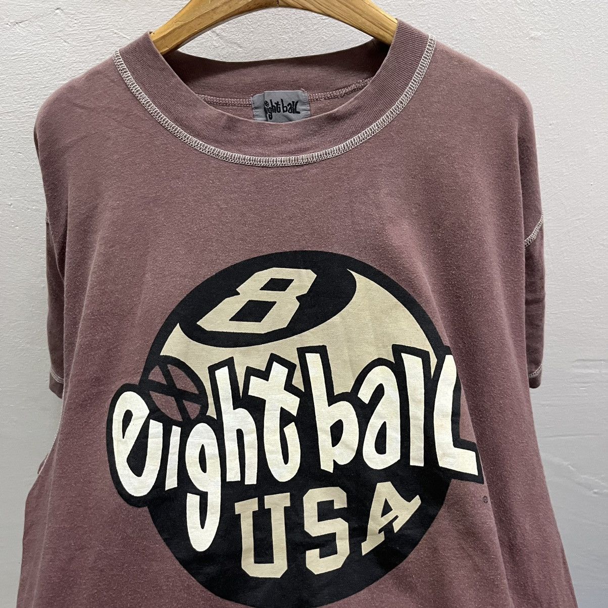 Vintage 🔥Vintage Eight Ball Big Logo Skate Tees Size US XL / EU 56 / 4 - 11 Thumbnail