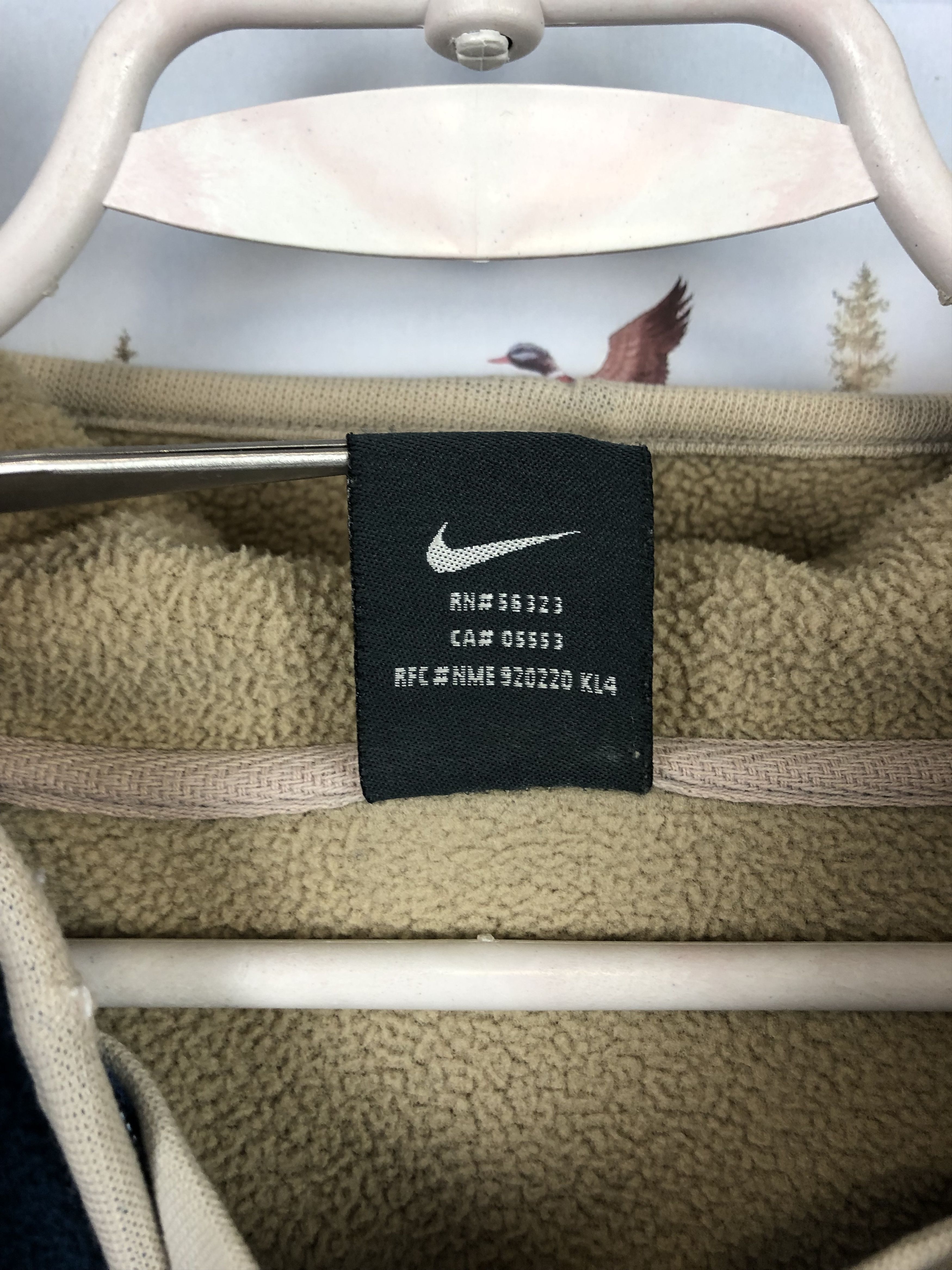 Vintage Vintage Nike Fleece Hoodie Sweatshirt Rare Swoosh Hype Size US XL / EU 56 / 4 - 6 Thumbnail