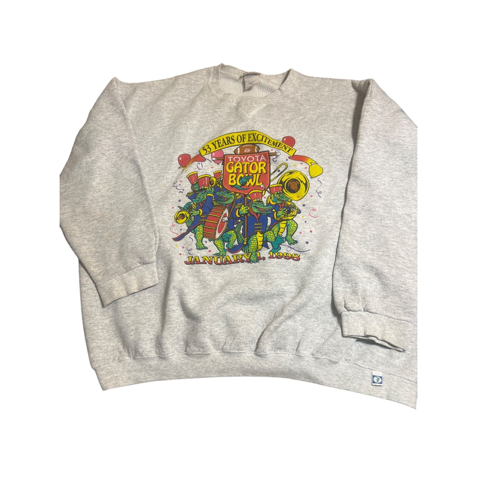 Vintage Vintage 1998 Toyota Gator Bowl Sweatshirt 53 Yr Excellence B Size US XXL / EU 58 / 5 - 1 Thumbnail
