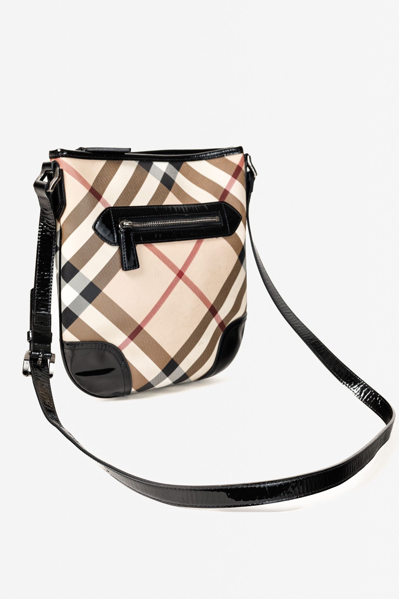 Burberry Burberry Dryden SuperNova Check Canvas Crossbody Bag Size ONE SIZE - 5 Thumbnail