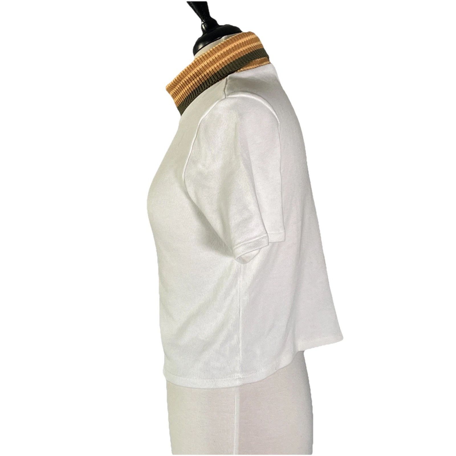 Zara Zara Short Sleeved Turtleneck Medium Size M / US 6-8 / IT 42-44 - 2 Thumbnail
