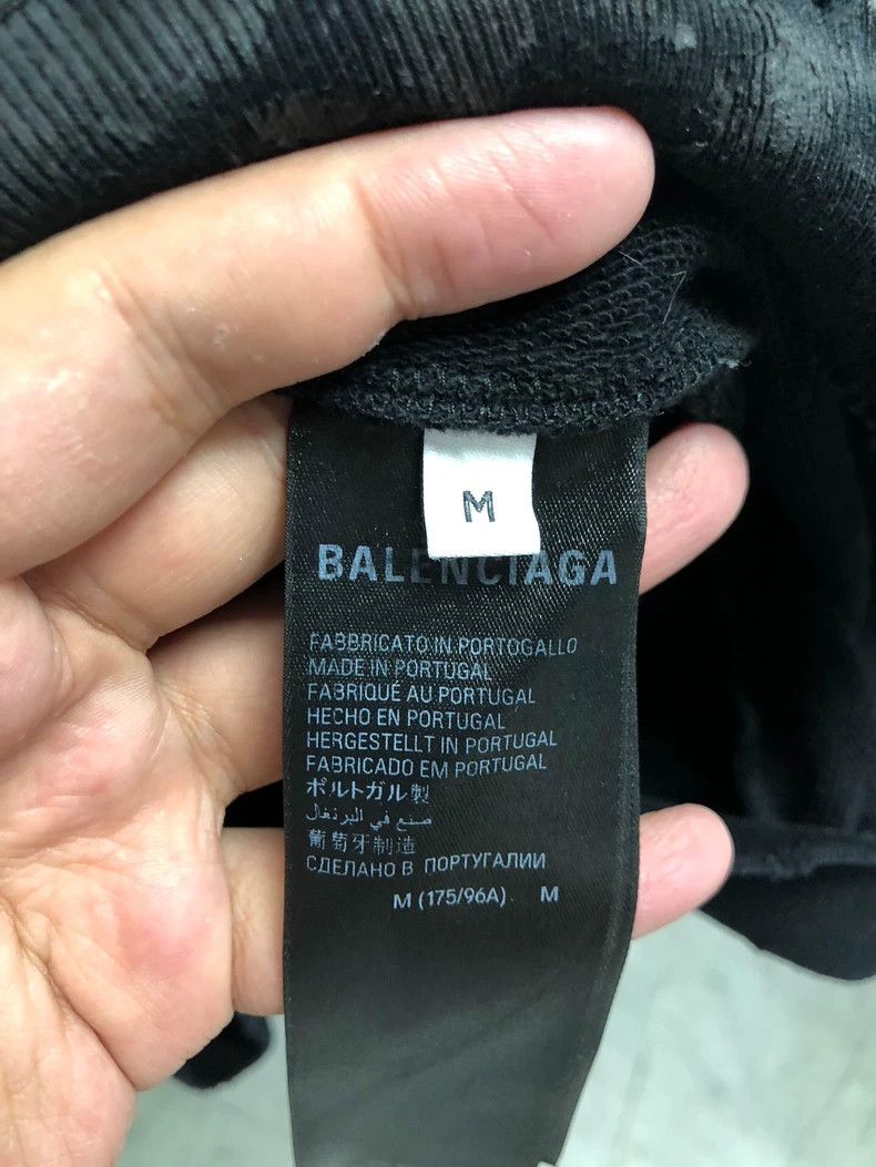 Balenciaga Balenciaga Distressed Tape Coke Logo Zipper Jacket Black M Size US M / EU 48-50 / 2 - 4 Thumbnail