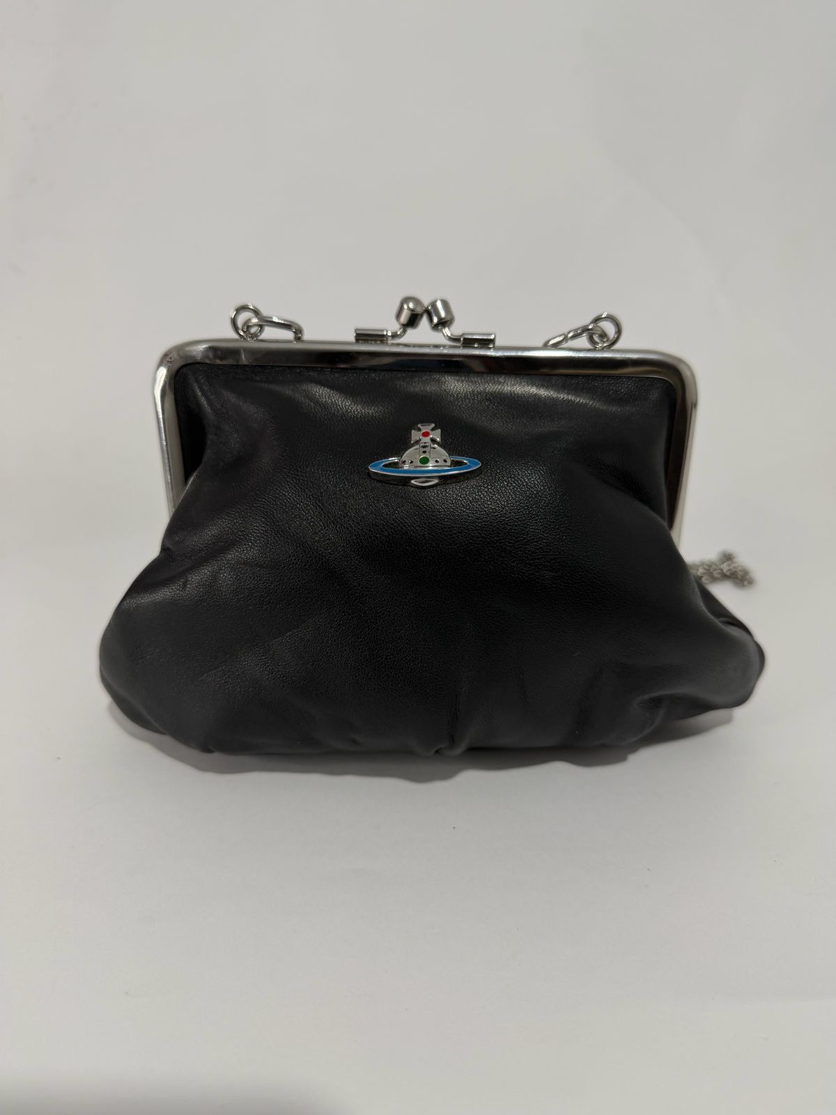 Vivienne Westwood VIVIENNE WESTWOOD GRANNY FRAME PURSE LEATHER BLACK Size ONE SIZE - 1 Thumbnail