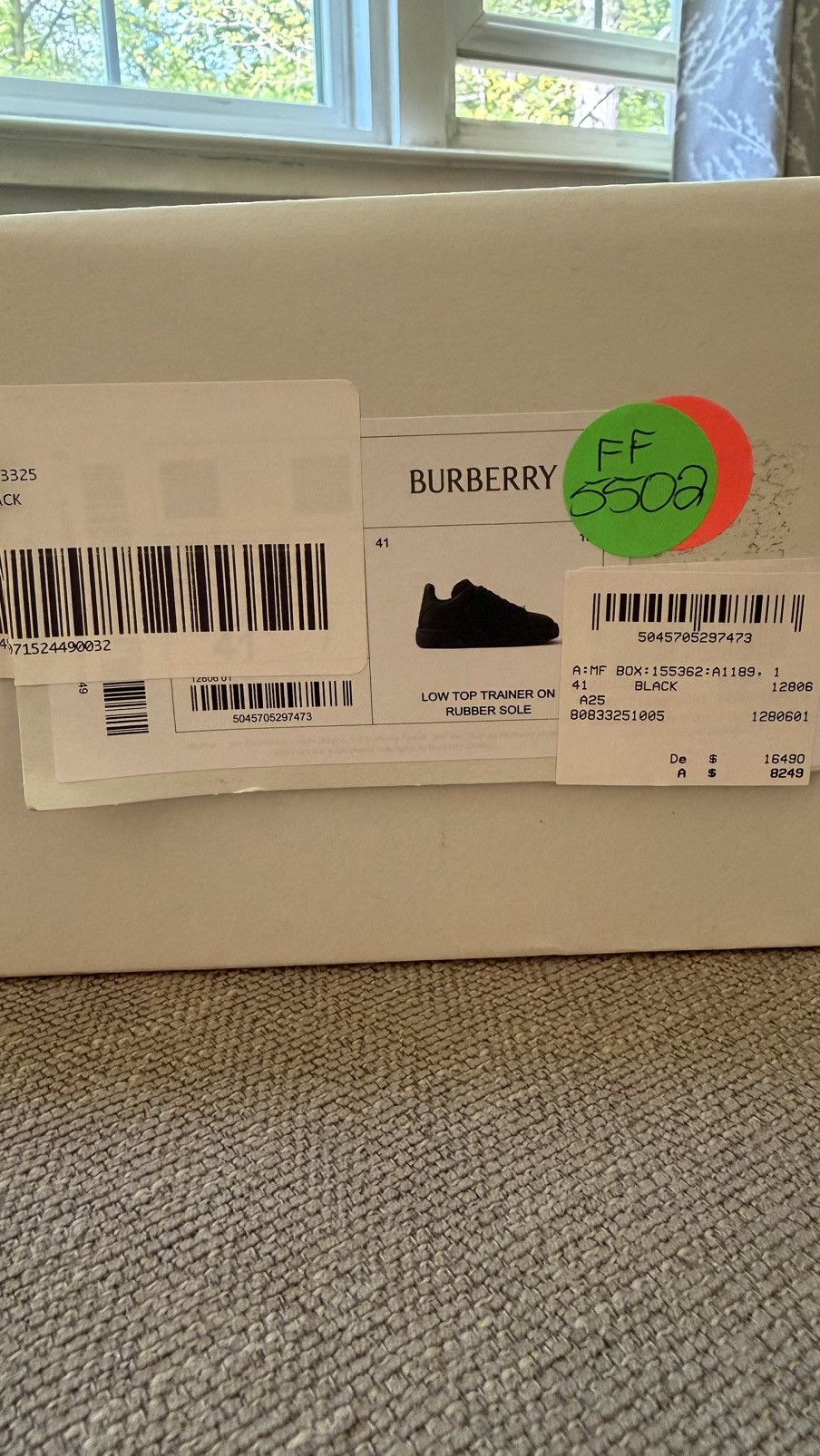 Burberry Burberry Trainer Rubber Sole Size US 8.5 / EU 41-42 - 6 Thumbnail