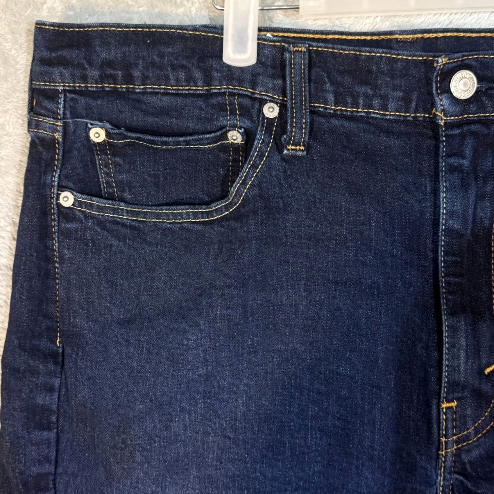 Levi's Levi’s 514 Jeans Men's 38x32 Blue Denim Straight Mid Rise 100% Cotton Jeans Size US 38 / EU 54 - 5 Thumbnail