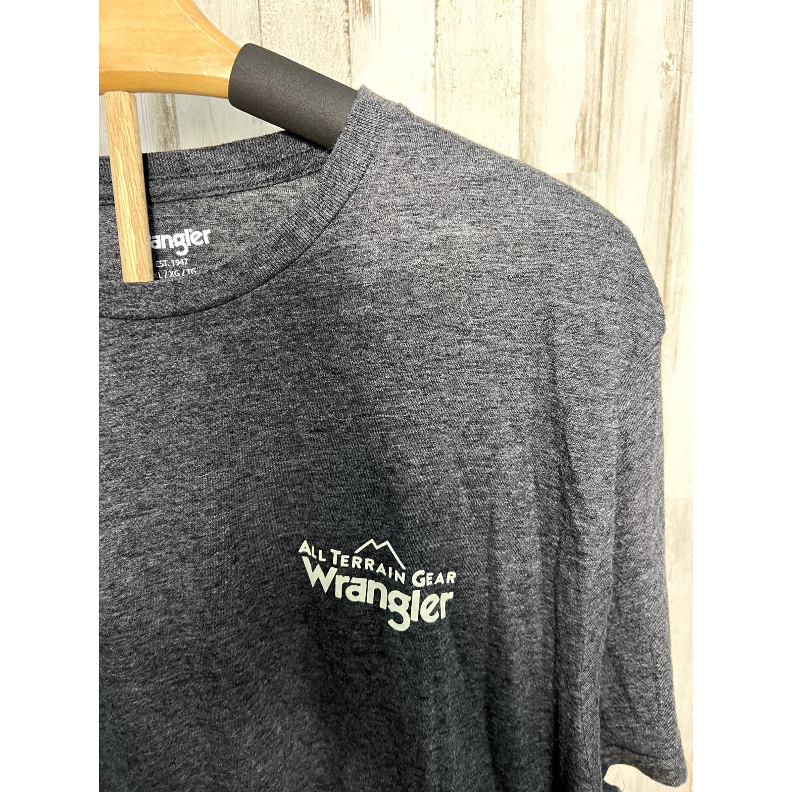 Wrangler Wrangler Men's XL Gray Graphic Print Logo T-Shirt Size US XL / EU 56 / 4 - 2 Thumbnail