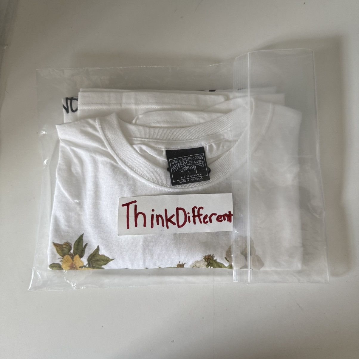DENIM TEARS × Stussy Stussy Denim Tears Annie Lee Tee Size US L / EU 52-54 / 3 - 1 Thumbnail