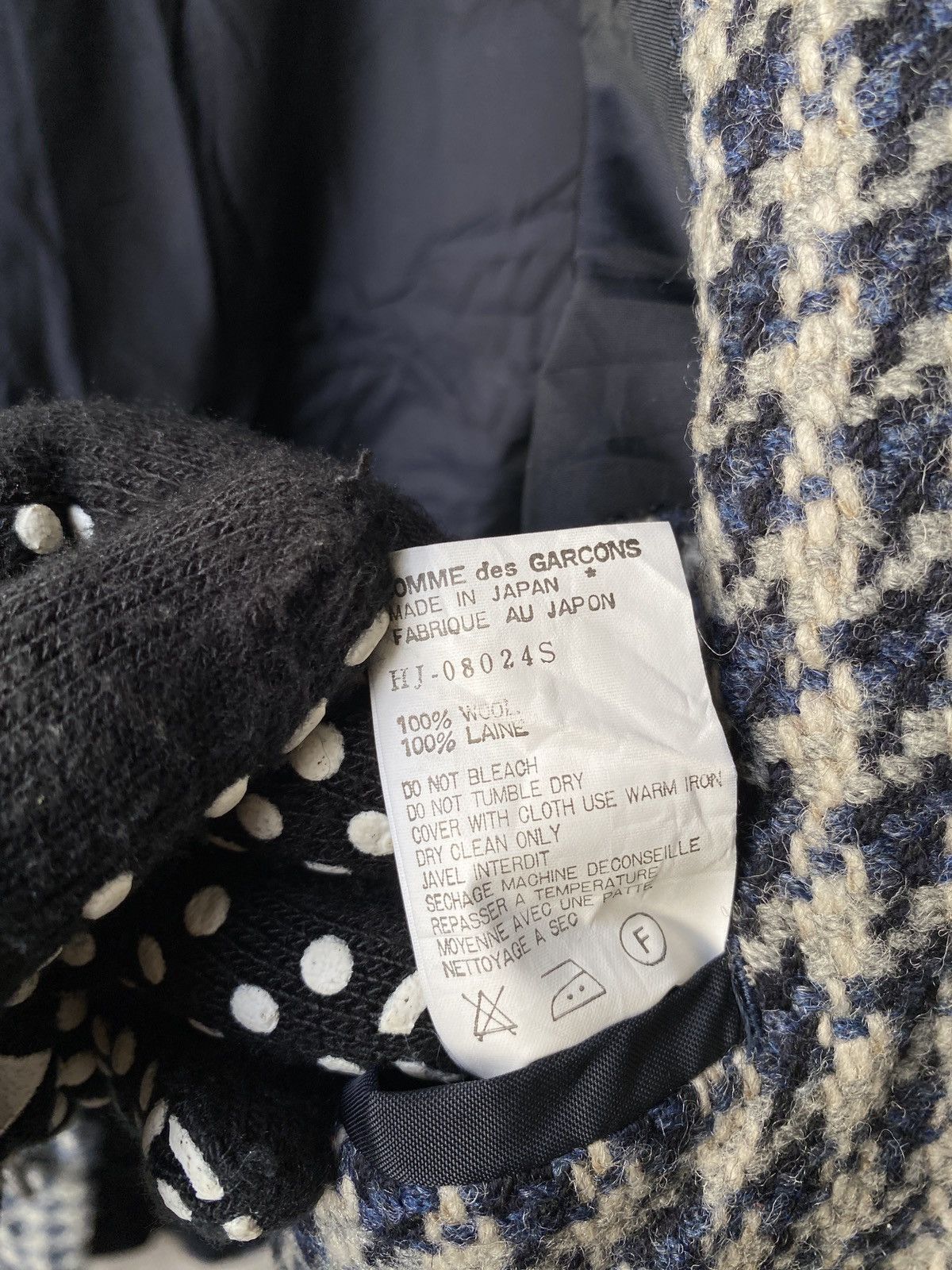 Comme des Garcons AD1990 Comme Des Garcons Homme Wool Blazer Coat Size US S / EU 44-46 / 1 - 18 Thumbnail