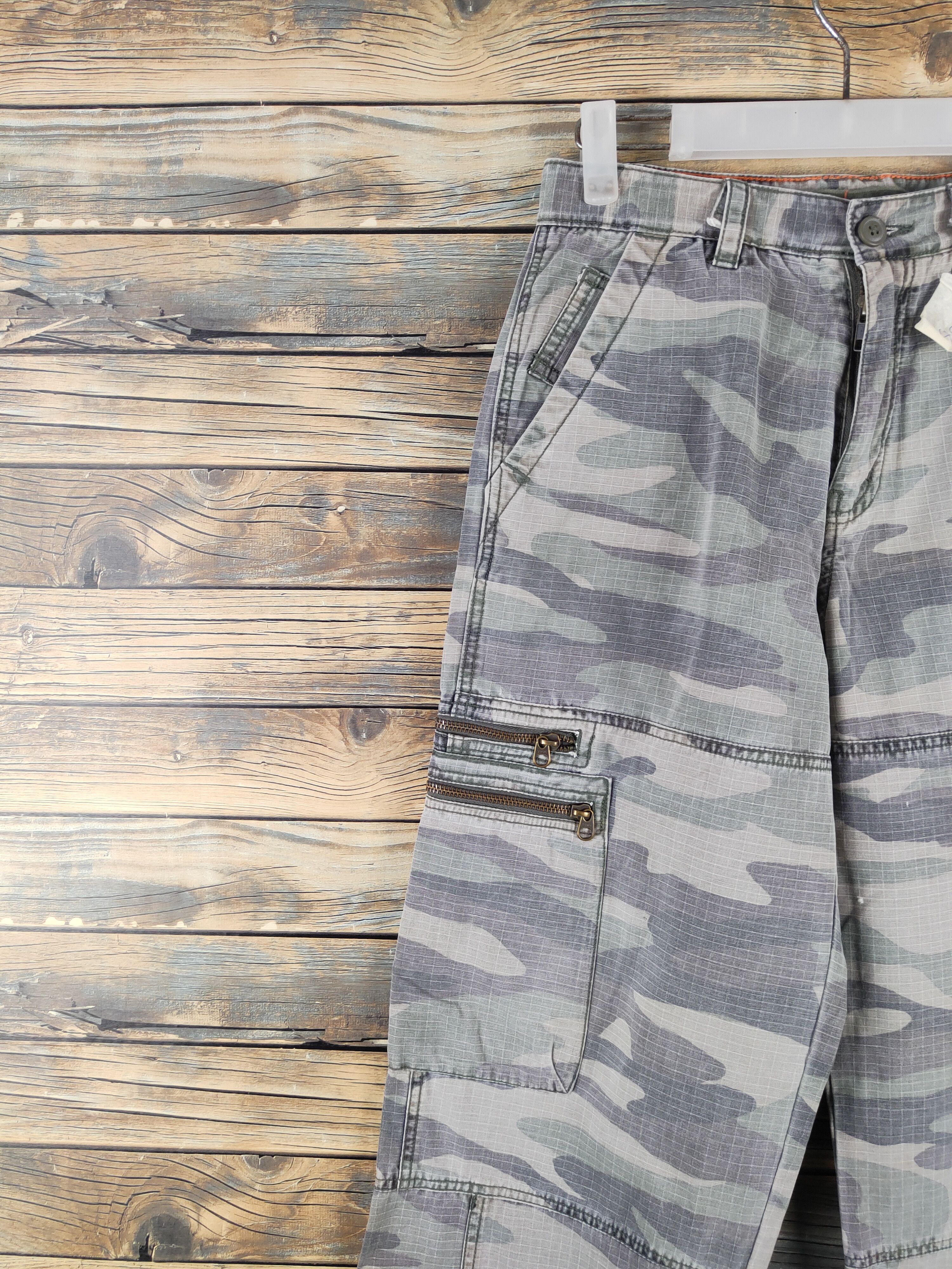 Gap DL Gap Kid Camouflage Multipocket Tactical Cargo Pants #486 Size 26" / US 2 / IT 38 - 3 Thumbnail