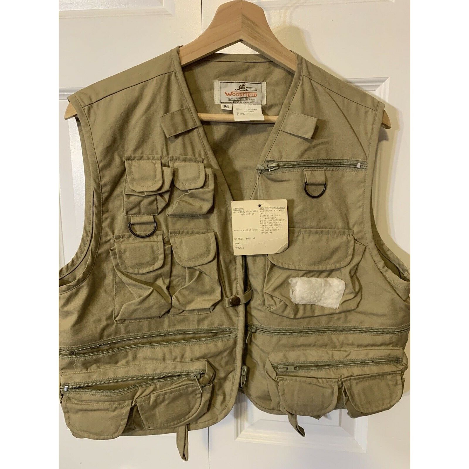 Other Vintage New Woodfield Fishing Men’s Sz M Vest Tan Size US M / EU 48-50 / 2 - 6 Thumbnail