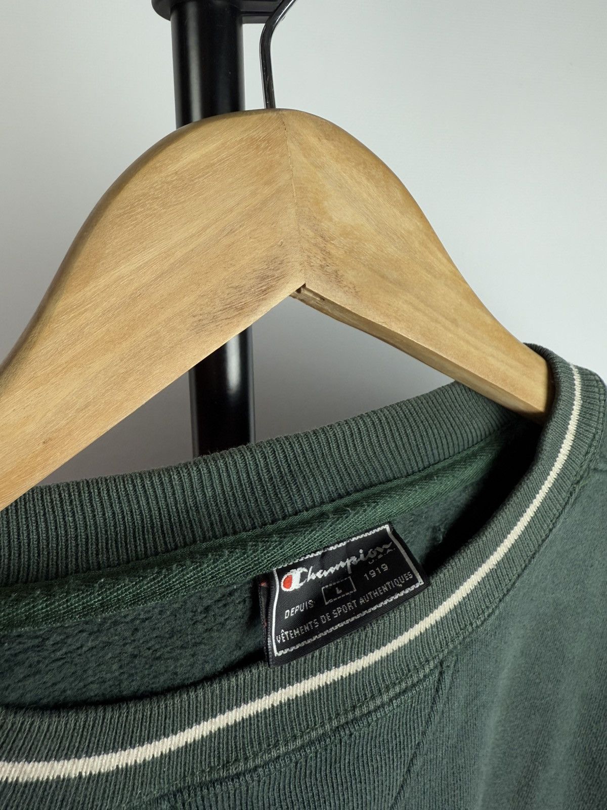 Champion × Vintage Vintage 90s Champion Logo Y2K BOXY FIT Sweatshir Size US L / EU 52-54 / 3 - 4 Thumbnail