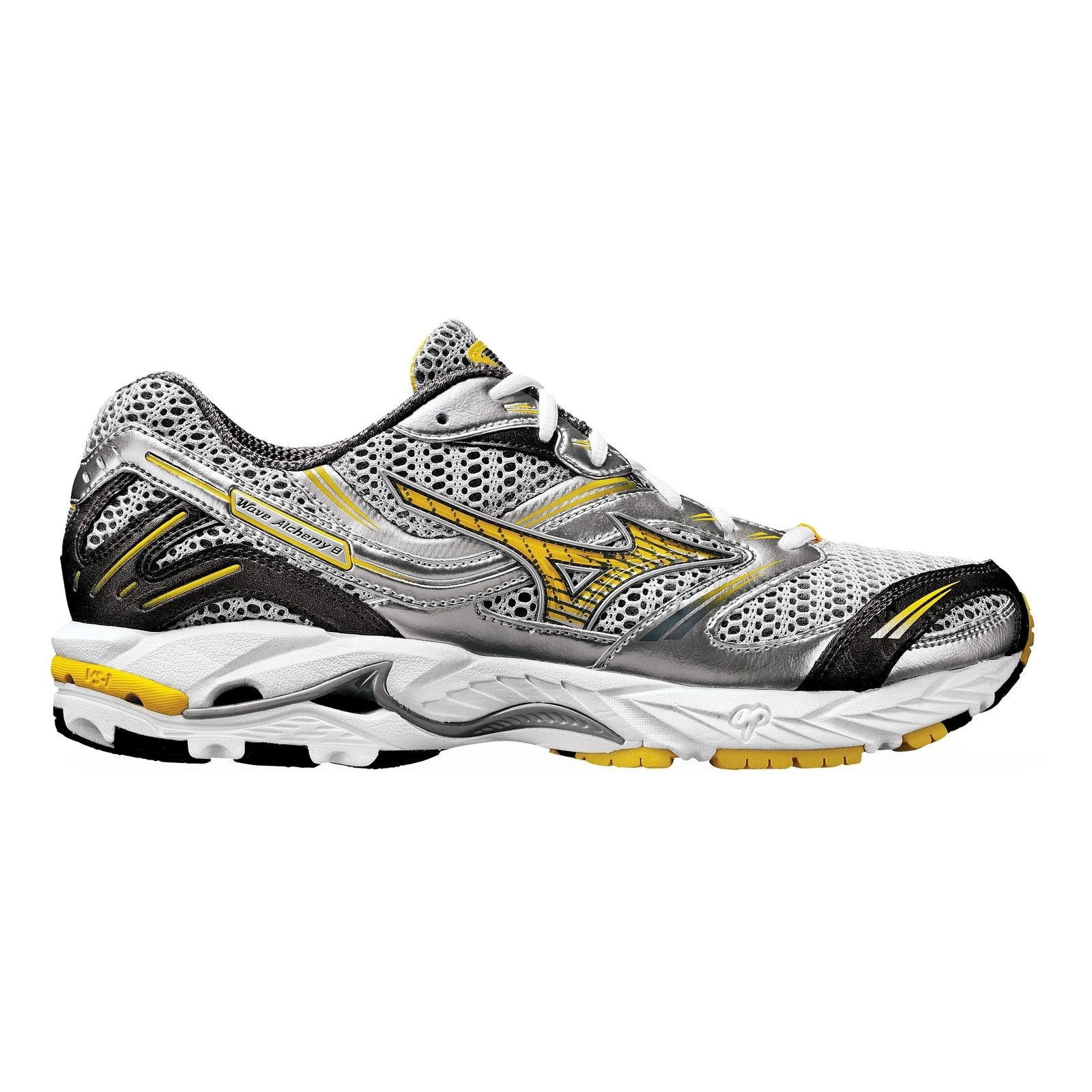 Mizuno Wave Alchemy 8 Road Running Shoes Lace Up Silver 9.5, Women's
