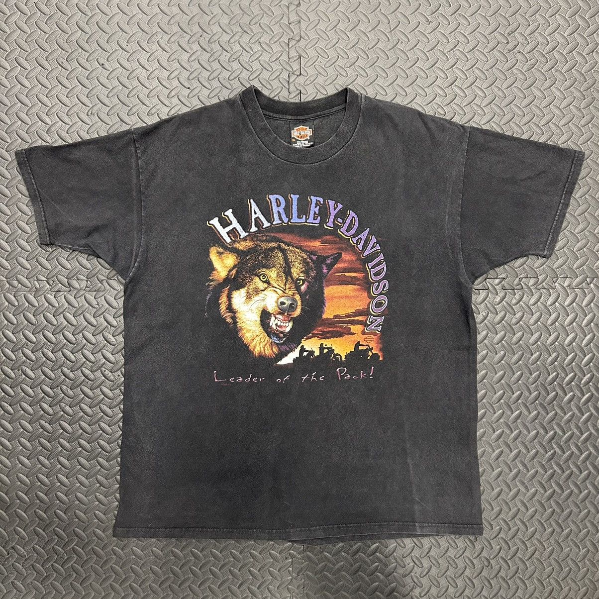 Harley Davidson Wolf Shirt | Grailed