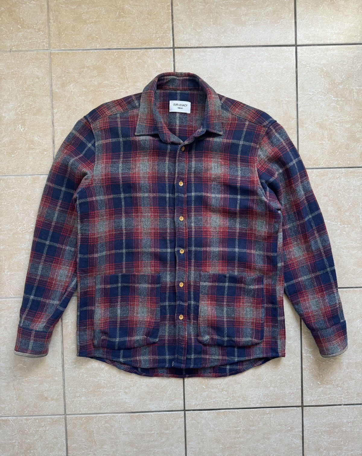 Vintage Our Legacy Wool Check Overshirt