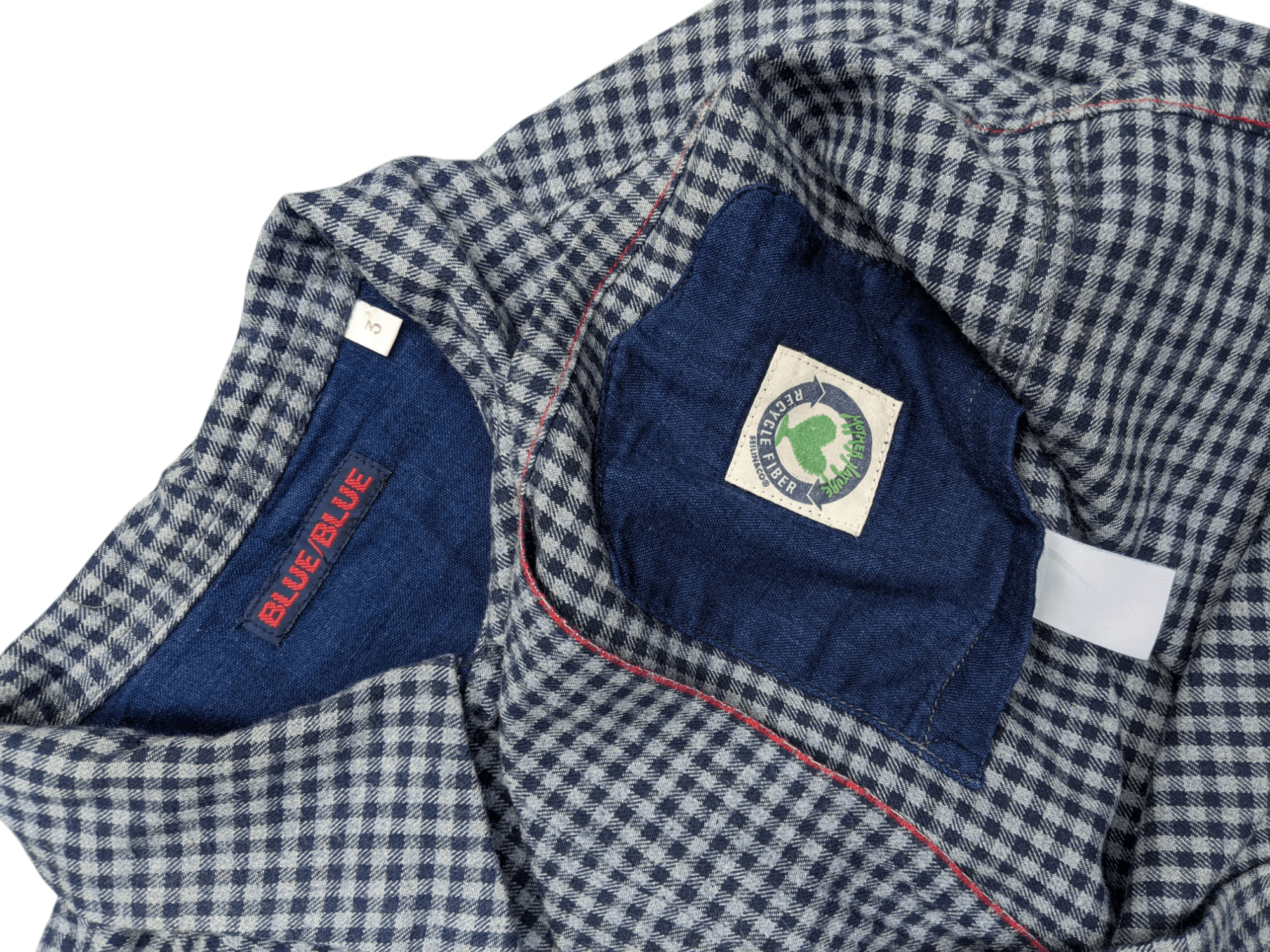Blue Blue Japan Blue/blue Japan Flannel Plaid Shird Size US L / EU 52-54 / 3 - 5 Thumbnail