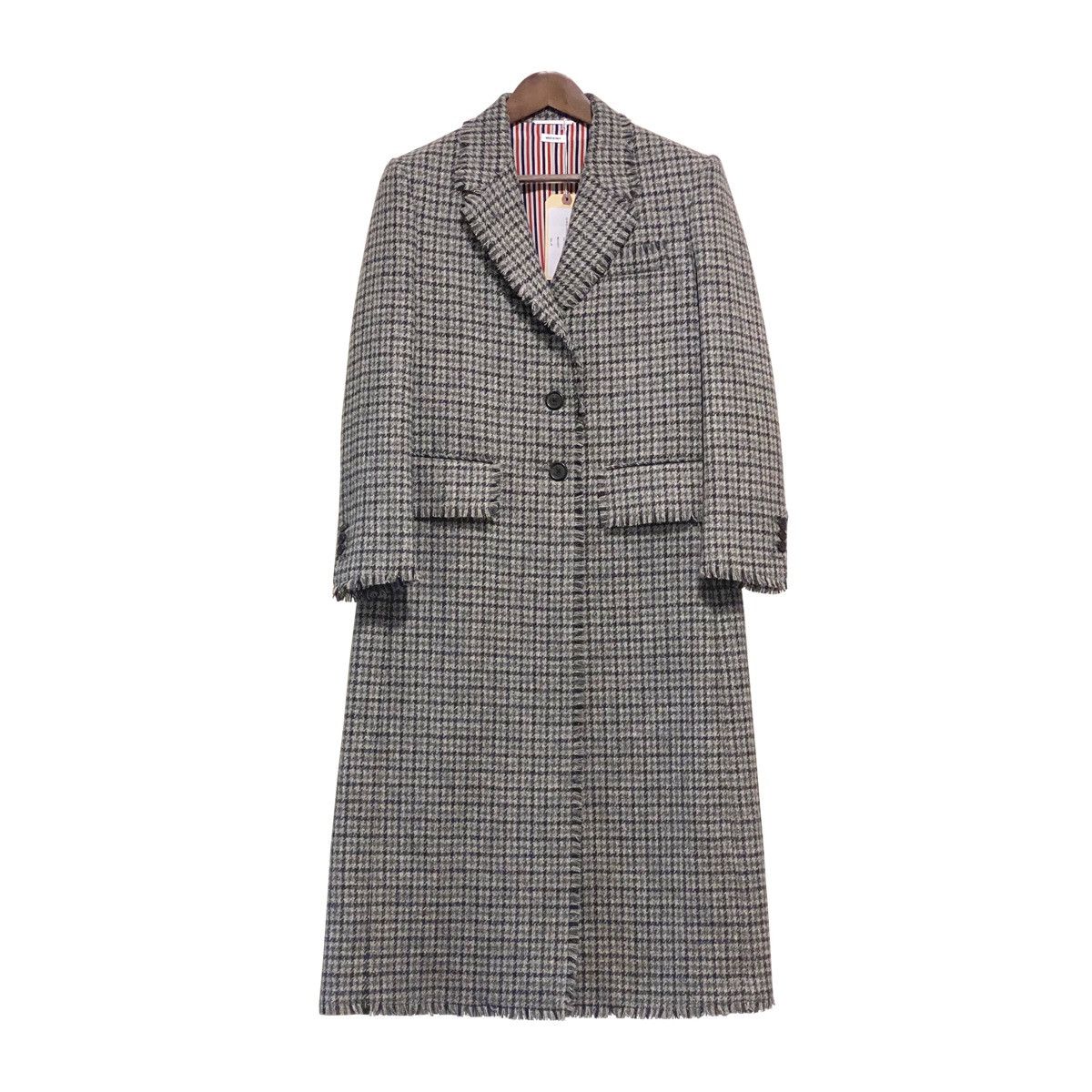 Thom Browne Gun Club Check Shetland Overcoat FW19 Size US S / EU 44-46 / 1 - 1 Thumbnail