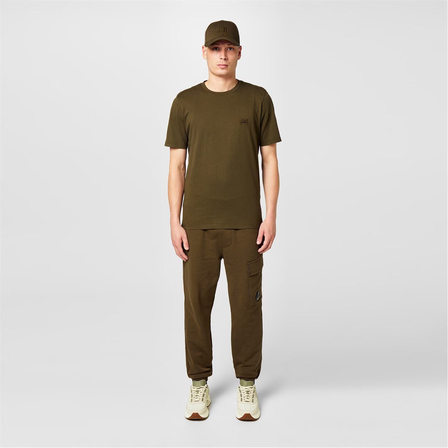 C.P. Company o1g2r1mq0426 Jersey T-Shirt in Green Size US M / EU 48-50 / 2 - 6 Thumbnail