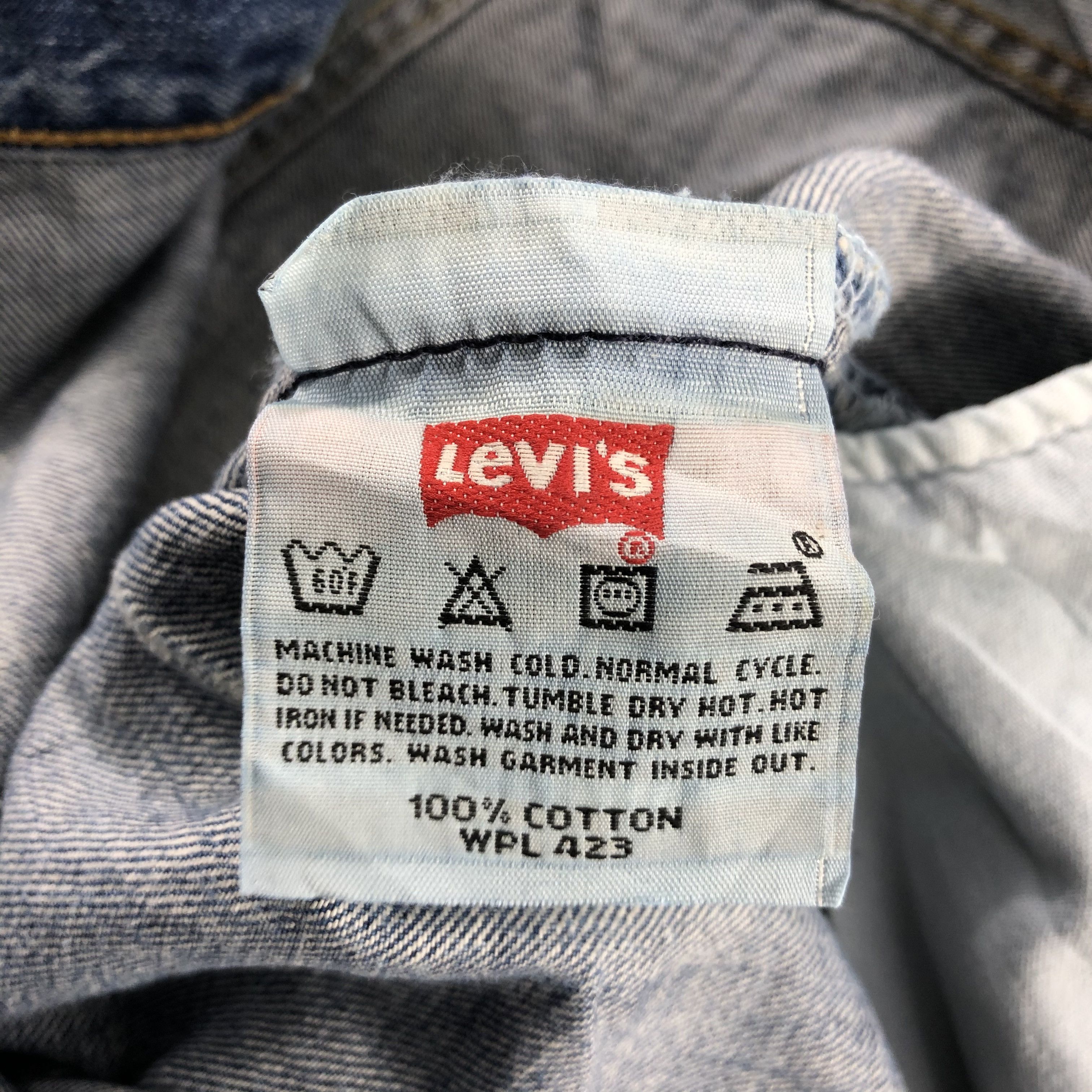 Levi's 90s Vintage Levis 501 Jeans-JM1883 Size US 37 - 9 Thumbnail