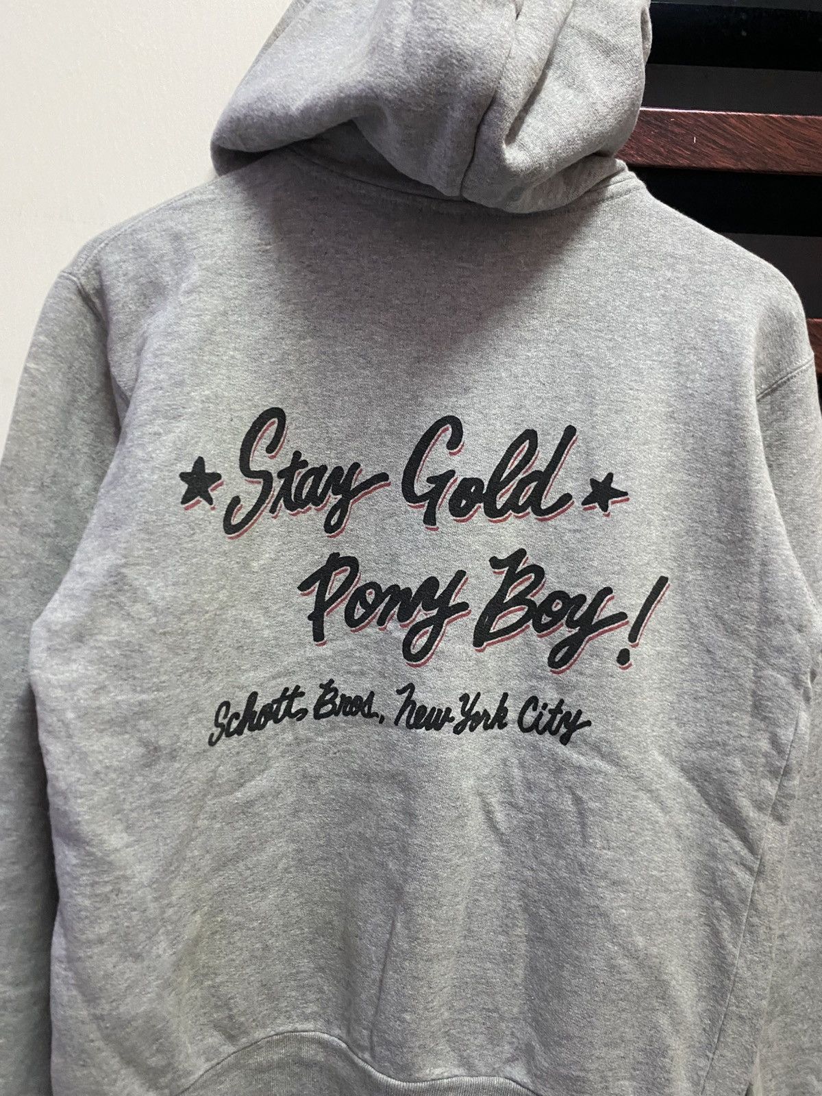 Schott Vintage 2000s Schott Hoodie Size US M / EU 48-50 / 2 - 2 Thumbnail