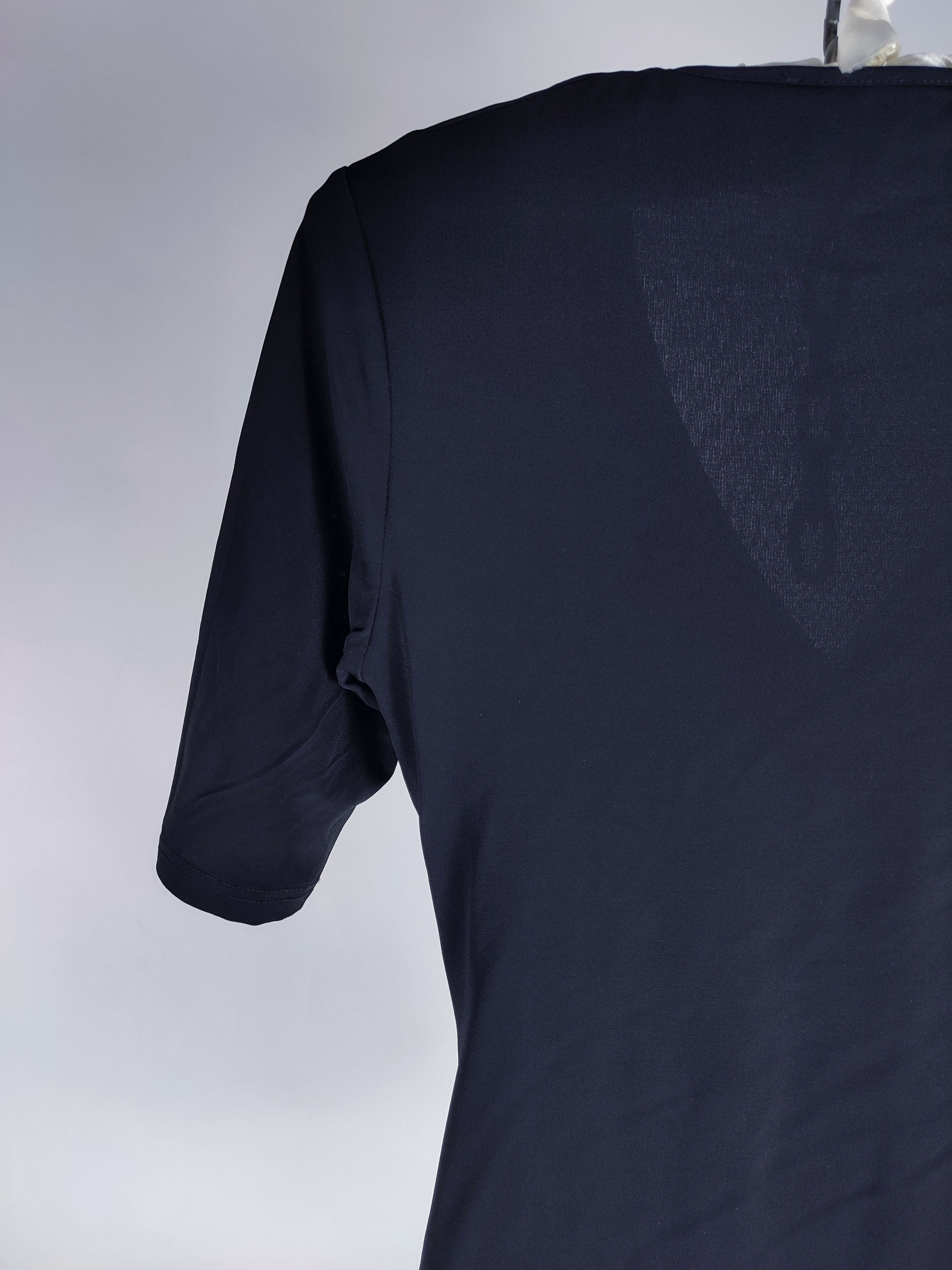Burberry Burberry ruffle black viscose pleated blouse tee shirt Size XS / US 0-2 / IT 36-38 - 5 Thumbnail