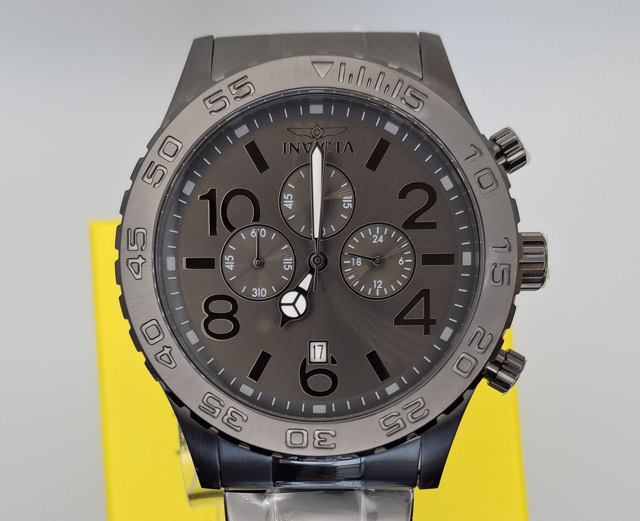 Invicta Invicta Specialty Pulse 1272 50mm Gunmetal Steel Watch NEW Size ONE SIZE - 1 Thumbnail