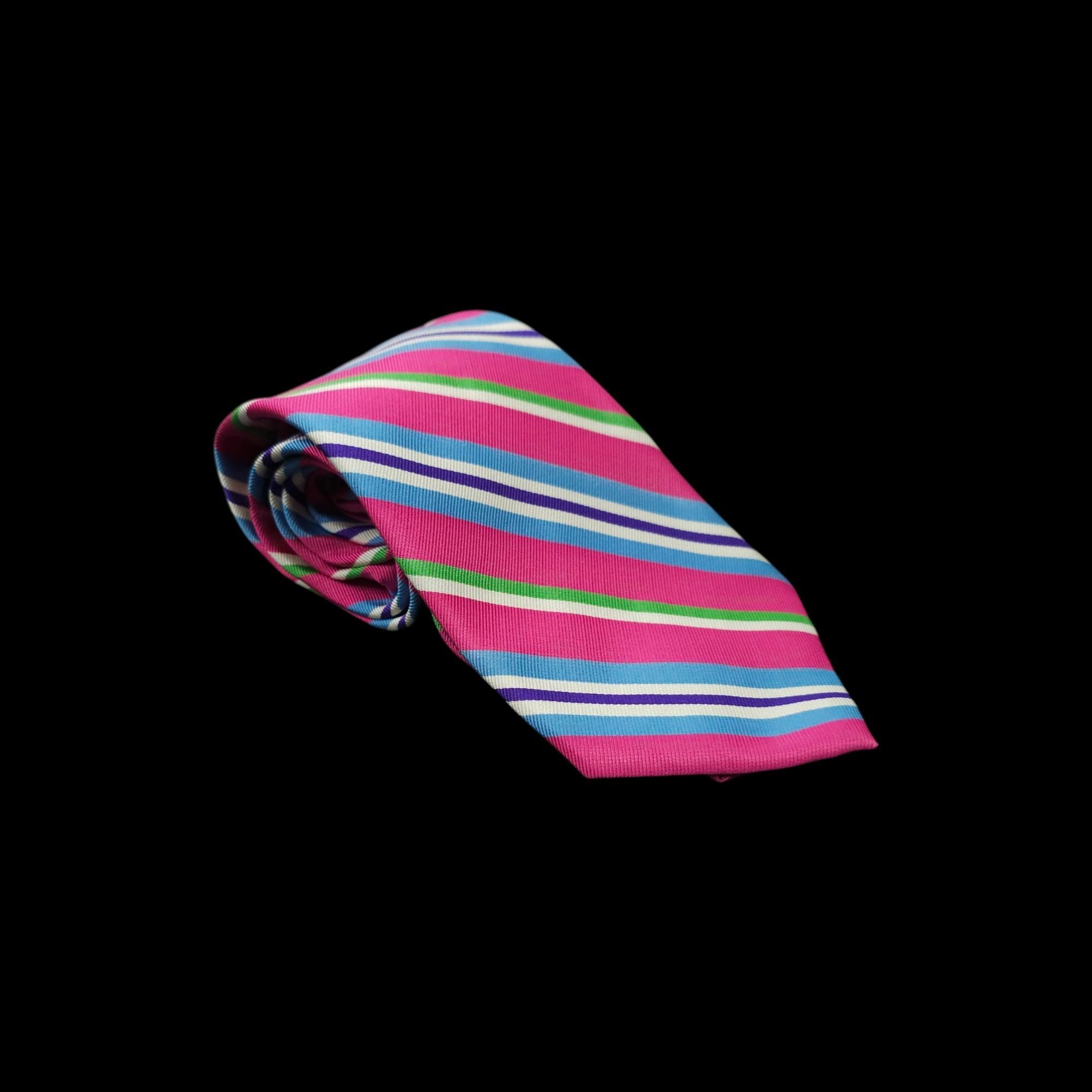 Lauren Ralph Lauren Lauren Ralph Lauren Classic Striped Tie Silk Repp Necktie Size ONE SIZE - 2 Thumbnail