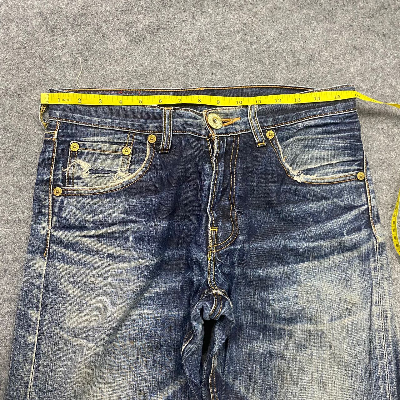 Levi's Vintage Levis 503 Distressed Denim Kurt Cobain Style Size US 32 / EU 48 - 5 Thumbnail