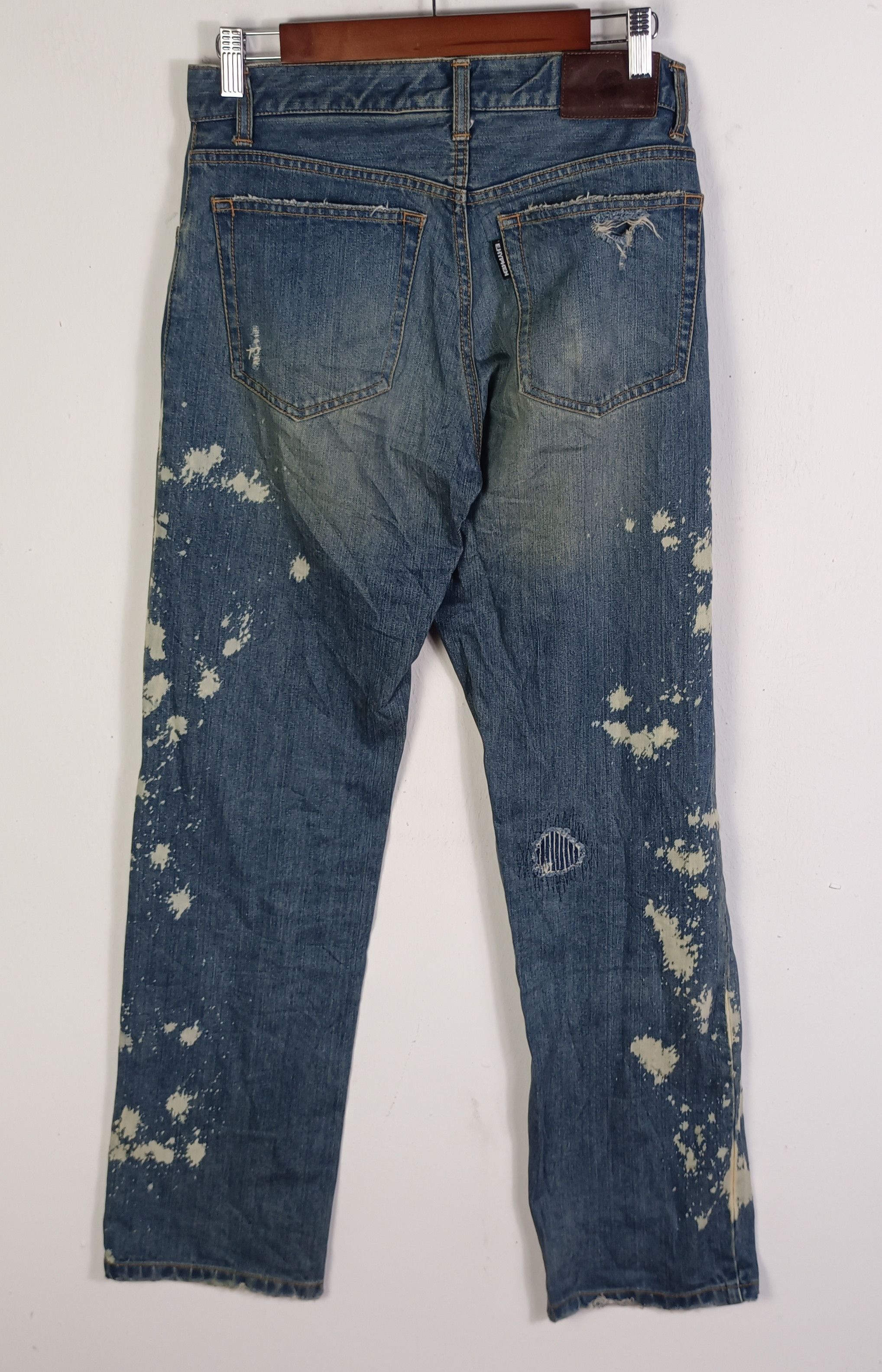 Japanese Brand × Jean × Vintage Vintage💥 Ehyphen World Gallery Mens Distressed Jeans Size US 30 / EU 46 - 2 Thumbnail