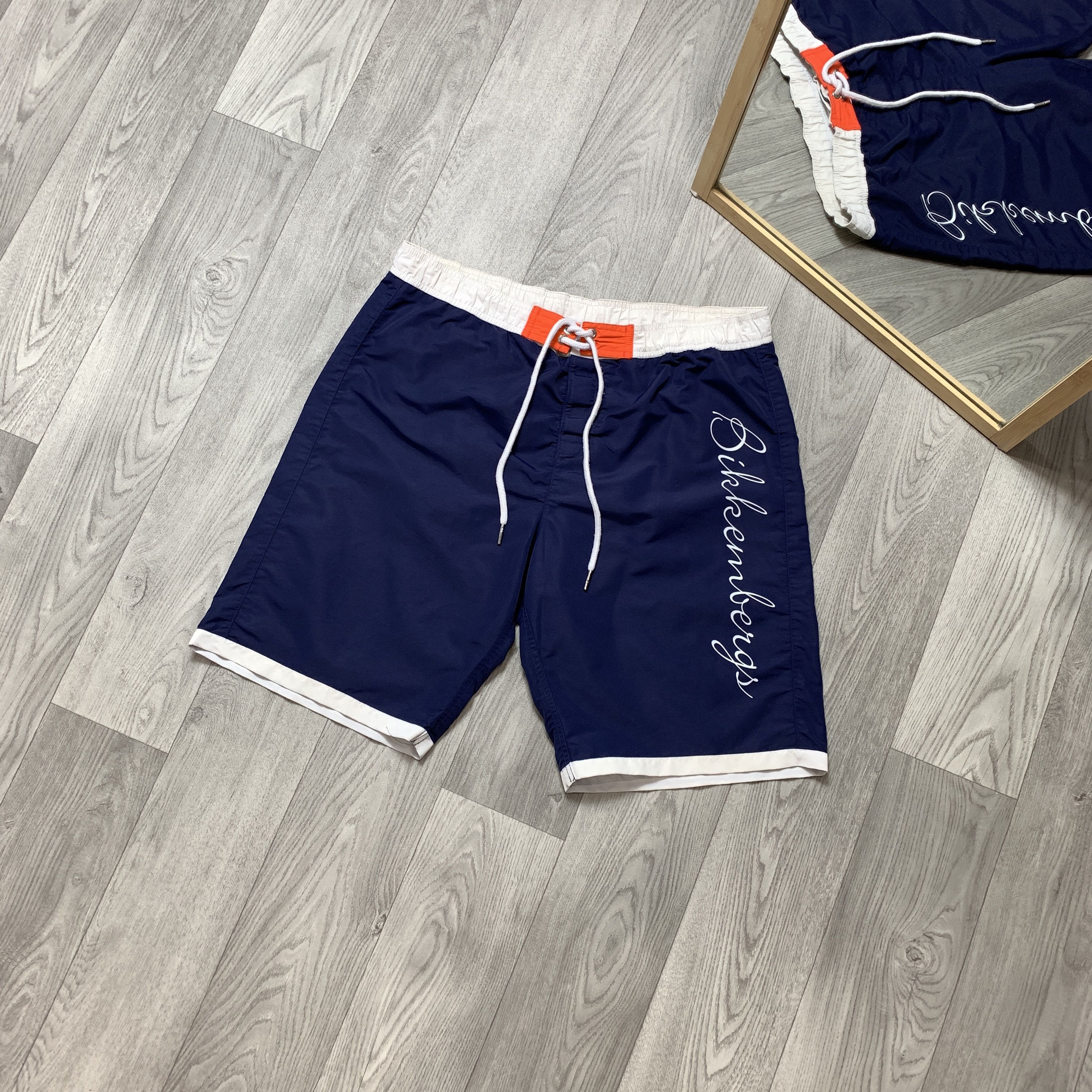 Bikkembergs Rare Beach Graphic Blue Shorts XL