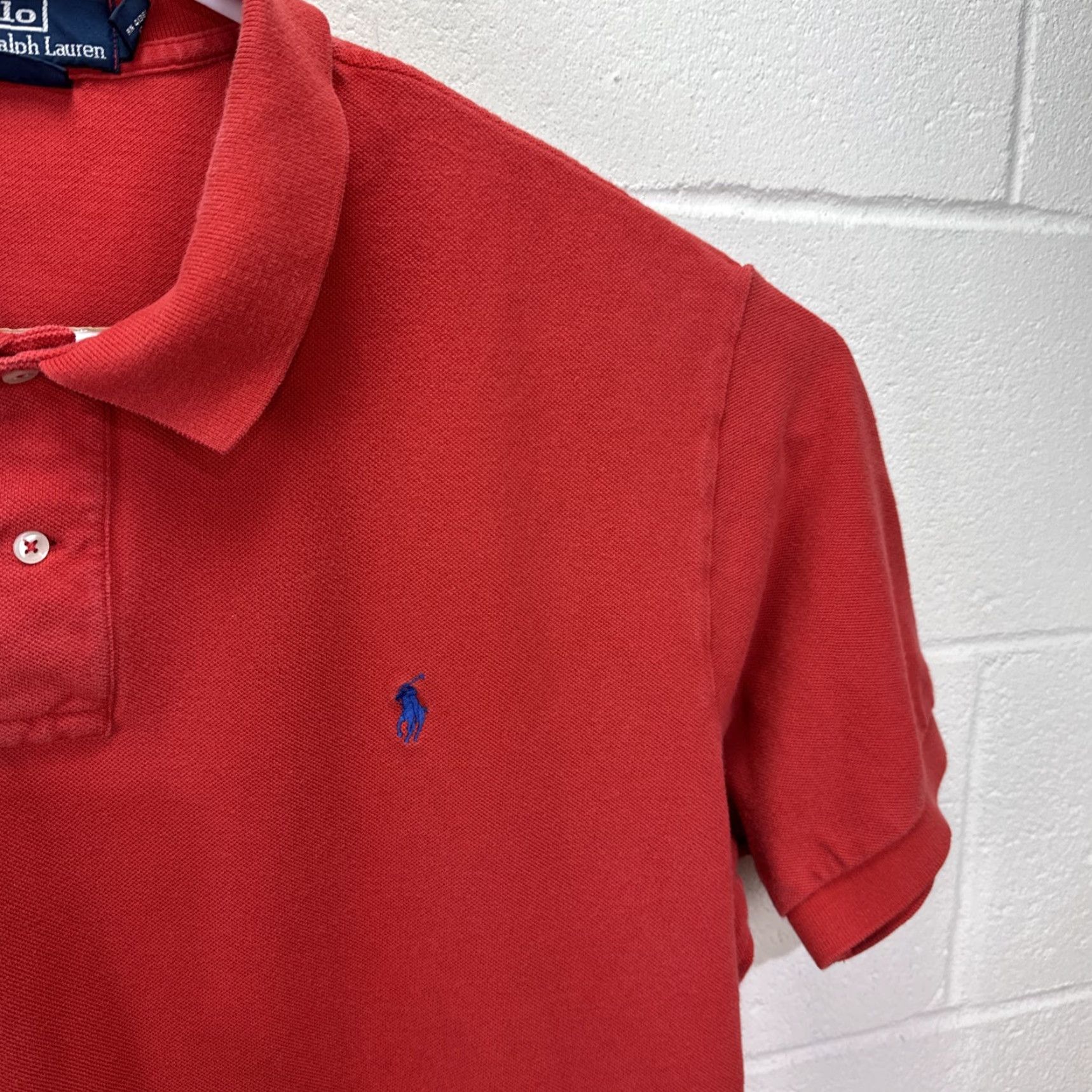 Polo Ralph Lauren Vintage Polo Ralph Lauren Men’s 2XL Polo Shirt Short Sleeve Red Embroidered Logo Classic Preppy All Seasons Size US XXL / EU 58 / 5 - 5 Thumbnail