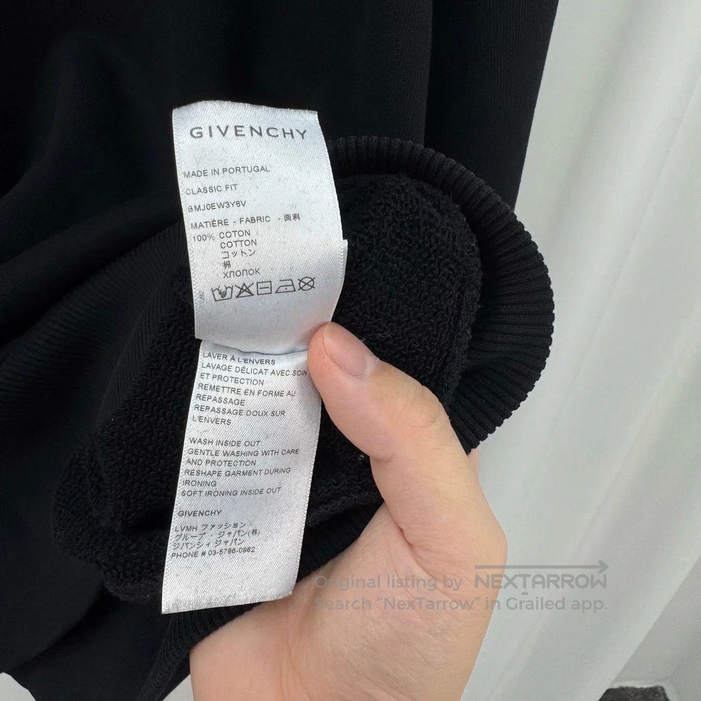 Givenchy Givenchy Flocked Tiger Head Embroidery Letter Sweatshirt. Size US XL / EU 56 / 4 - 6 Thumbnail