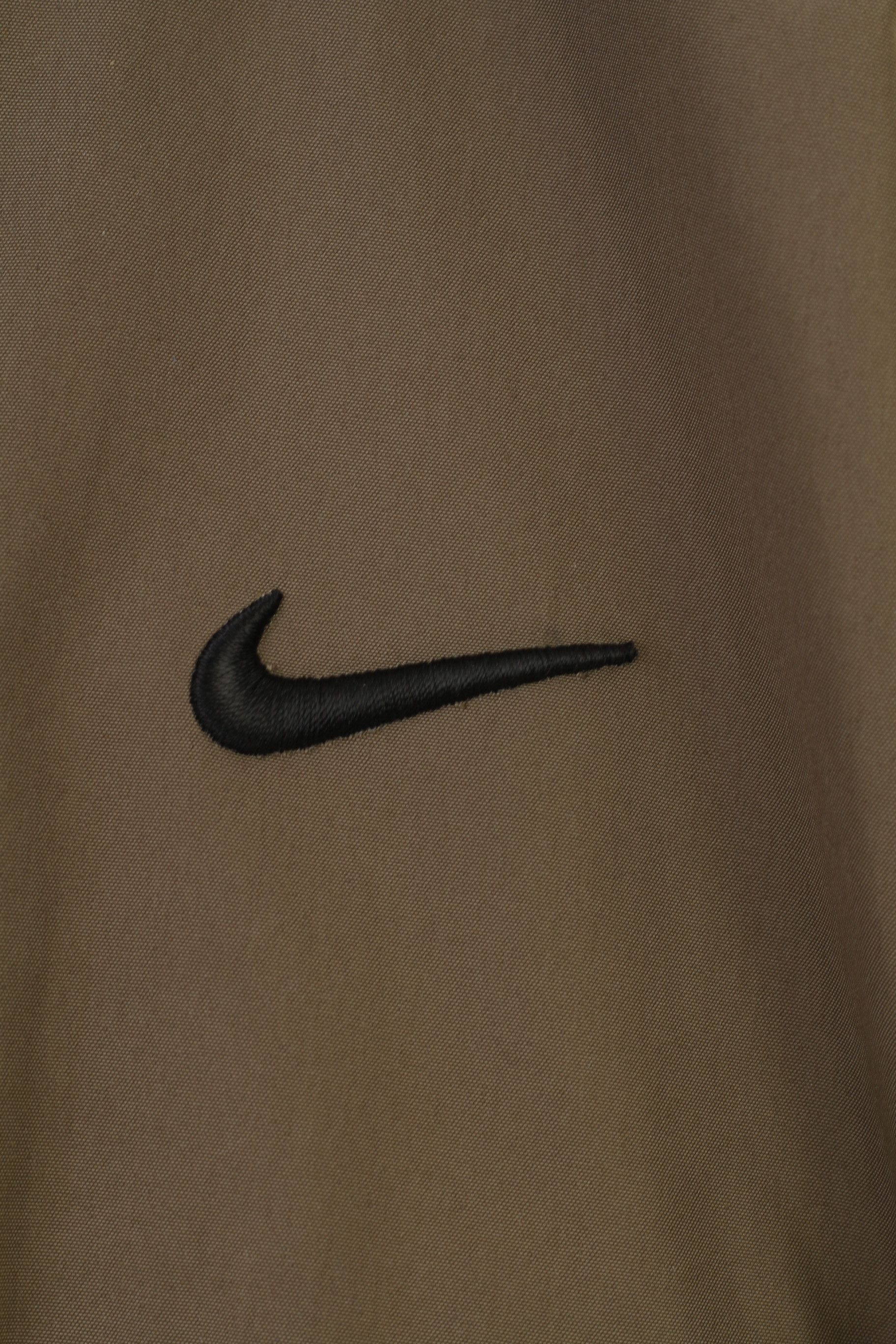 Nike Nike Woman L Jacket Khaki Ful Zipper Hood Padded 0341 Size L / US 10 / IT 46 - 4 Thumbnail