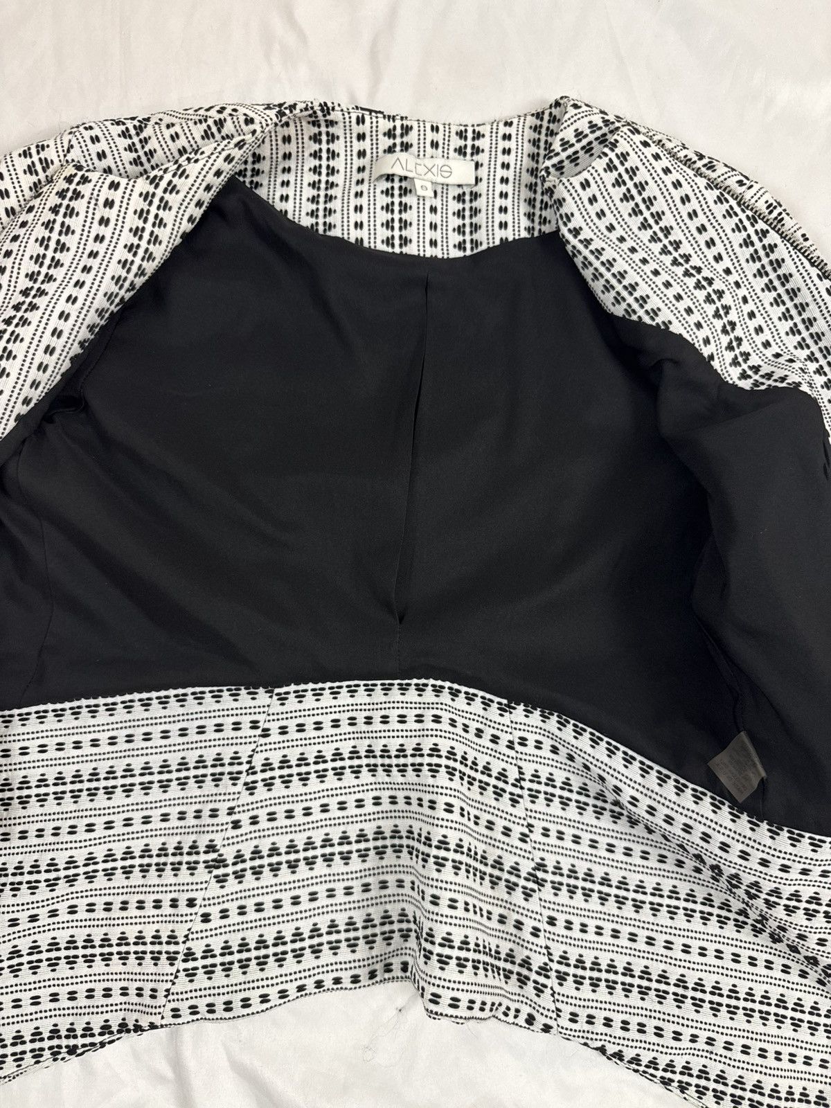 ALEXIS ALEXIS Geometric Zip-Front Jacket Tribal/Aztec Print Size S / US 4 / IT 40 - 12 Thumbnail
