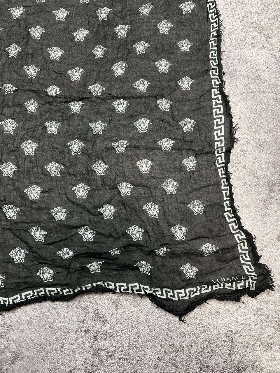 Versace Versace Monogram 100% Silk Scarf Size ONE SIZE - 9 Thumbnail