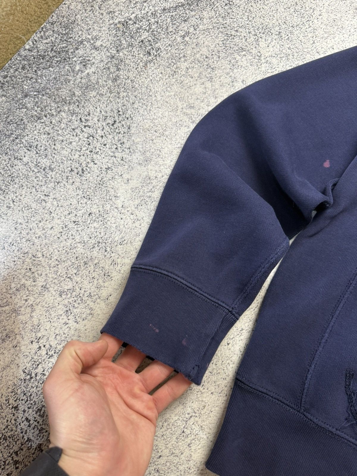 Polo Ralph Lauren Vintage Polo Ralph Lauren Dirty Distressed Hoodie Y2K Size US L / EU 52-54 / 3 - 11 Thumbnail