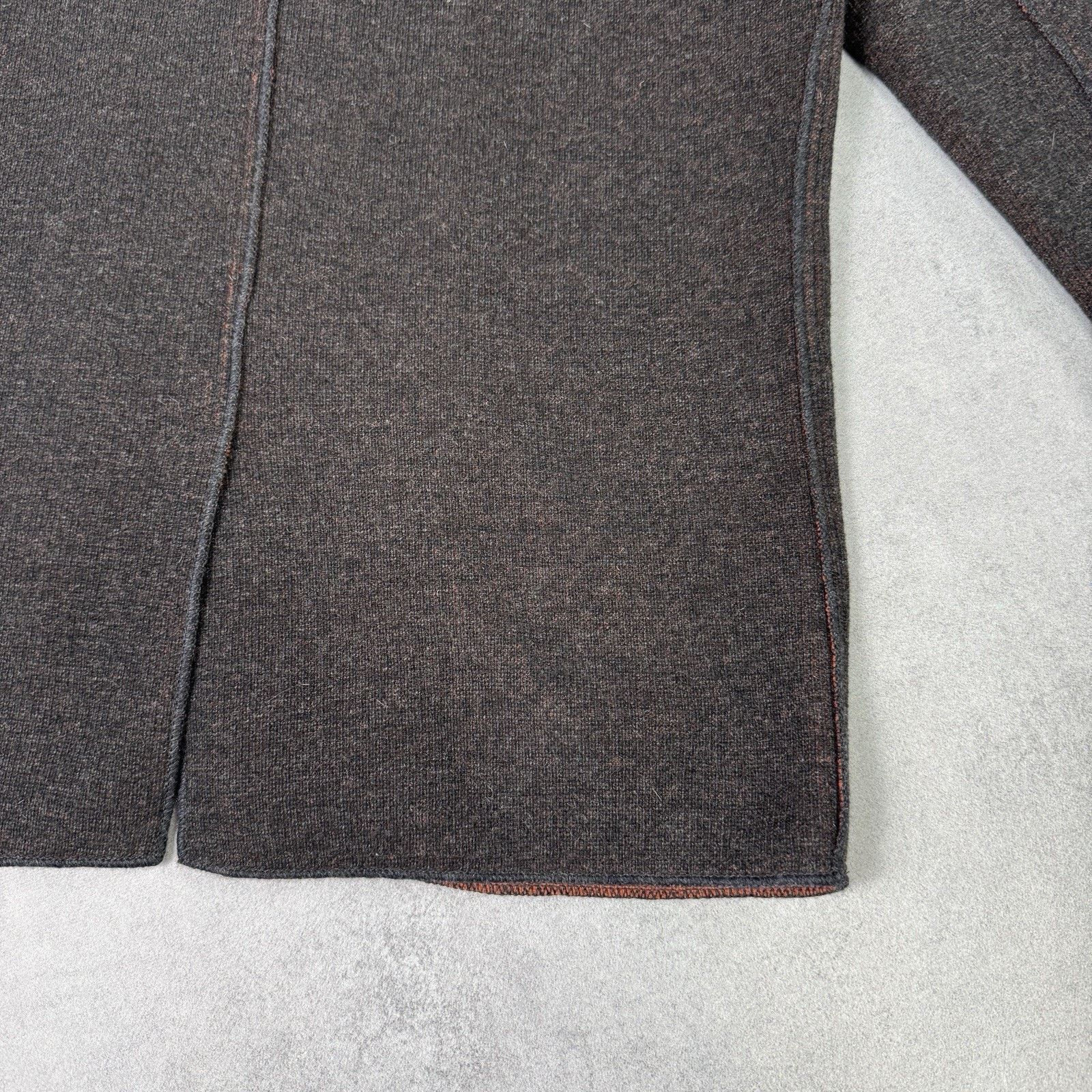 Corneliani Cc Corneliani Collection Blazer Cardigan Wool Size 52 Brown Size US L / EU 52-54 / 3 - 21 Thumbnail