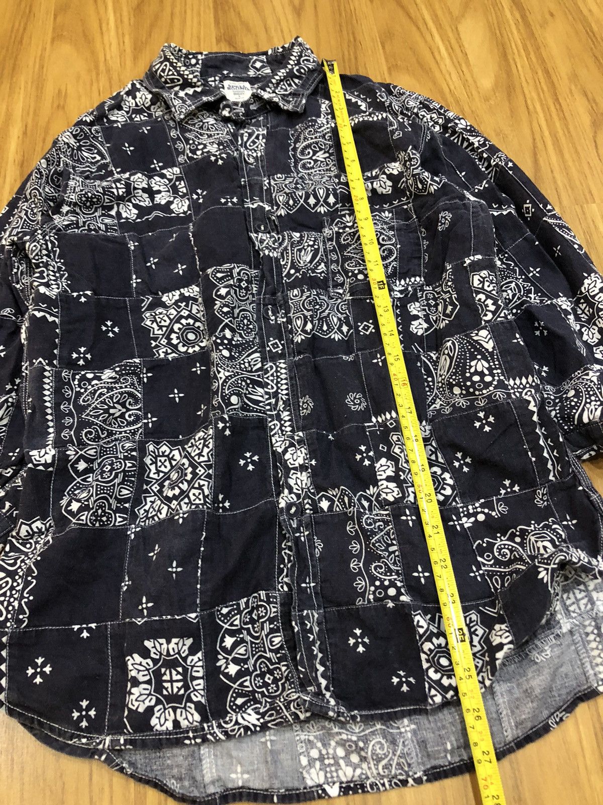 Kapital SpellBound Domingo Patchwork Bandana Half Sleeve Shirt Size US L / EU 52-54 / 3 - 8 Thumbnail