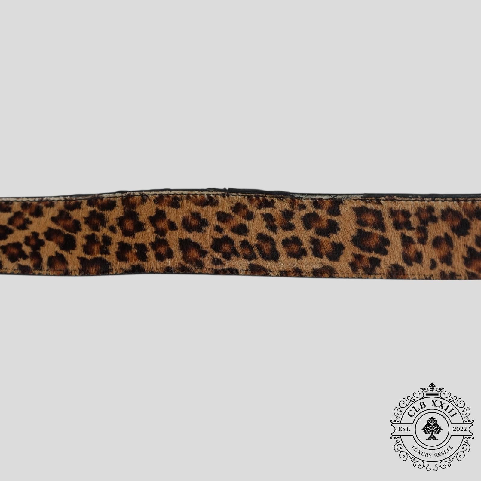 Chrome Hearts Chrome Hearts Leopard Print Pony Hair Belt Strap Size ONE SIZE - 5 Thumbnail