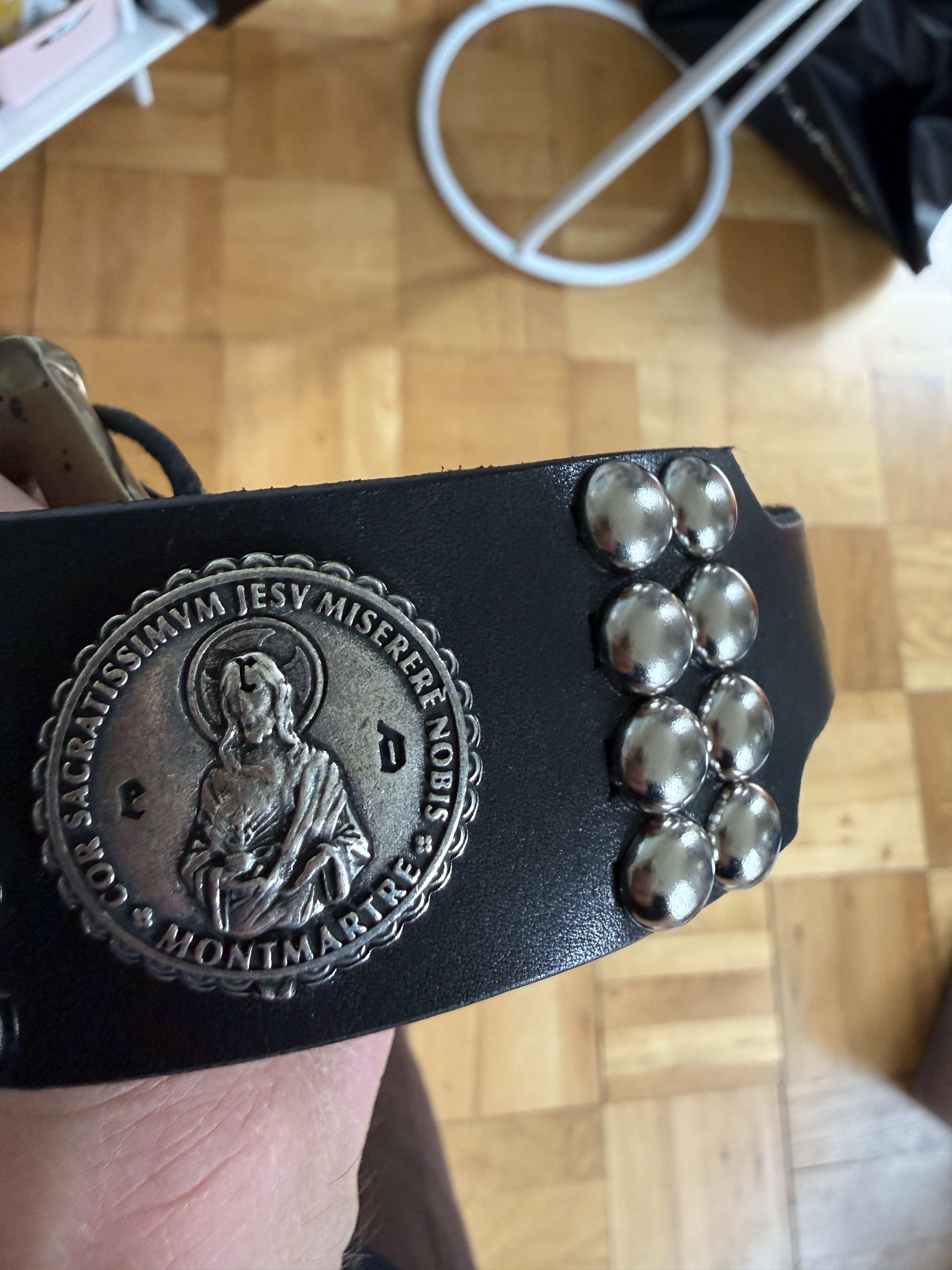 Enfants Riches Deprimes STUDS ROSE BUCKLE COIN BELT Size ONE SIZE - 7 Thumbnail