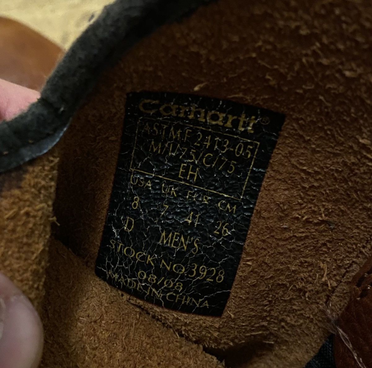 Carhartt Carhartt Steel Toe Leather Boots x Streetwear x Vintage Size US 8 / EU 41 - 9 Thumbnail