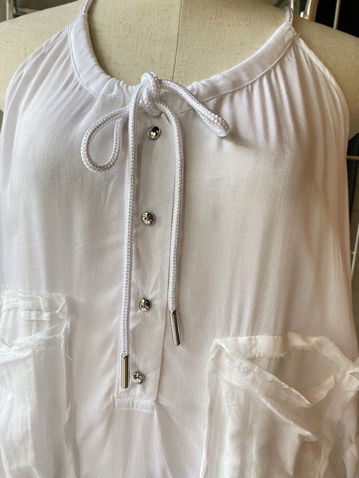 Diesel Diesel white blouse Size ONE SIZE - 5 Thumbnail
