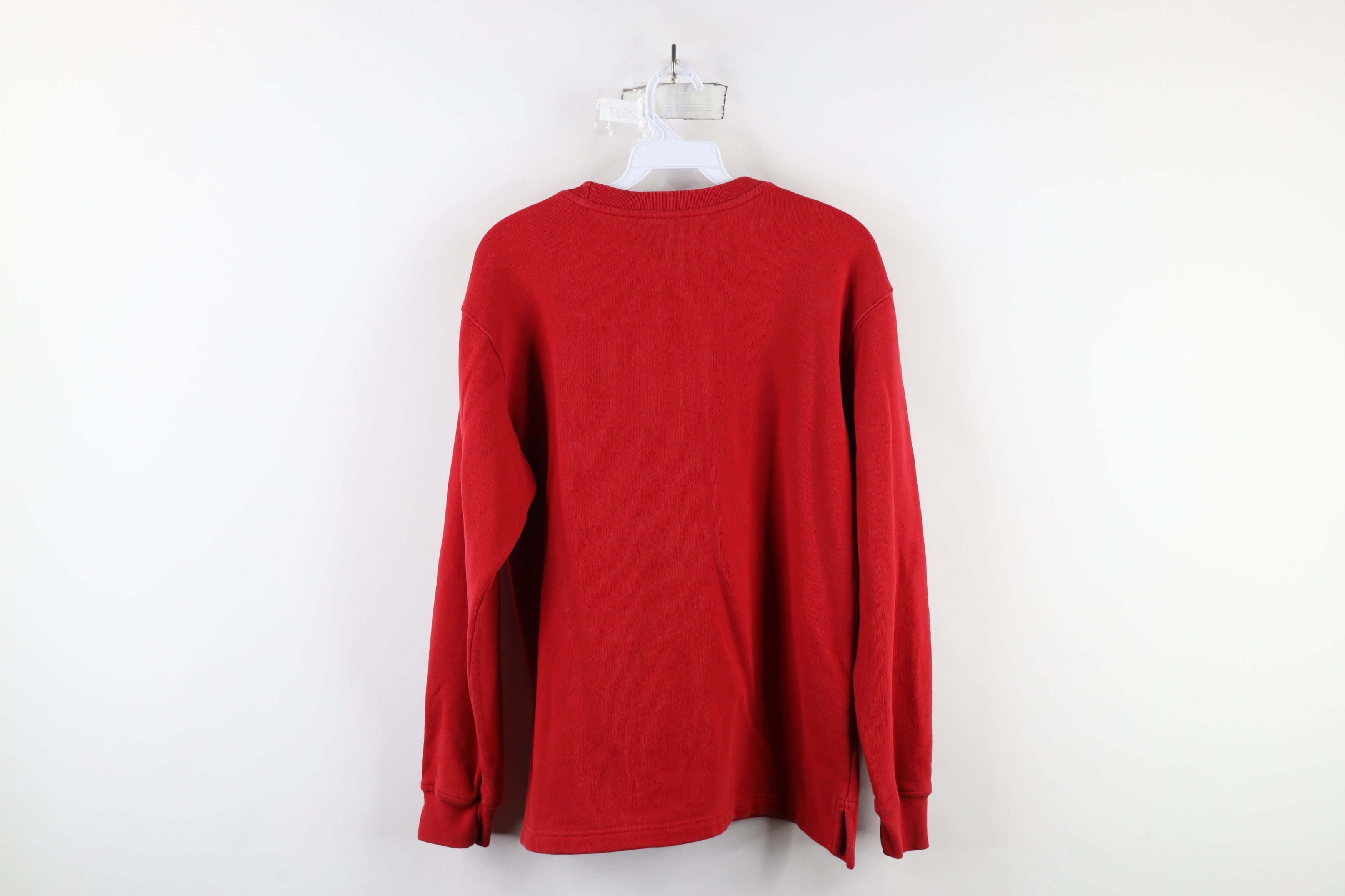 Ralph Lauren × Vintage Vintage 90s Ralph Lauren Faded Crewneck Sweatshirt Red Size US M / EU 48-50 / 2 - 10 Thumbnail