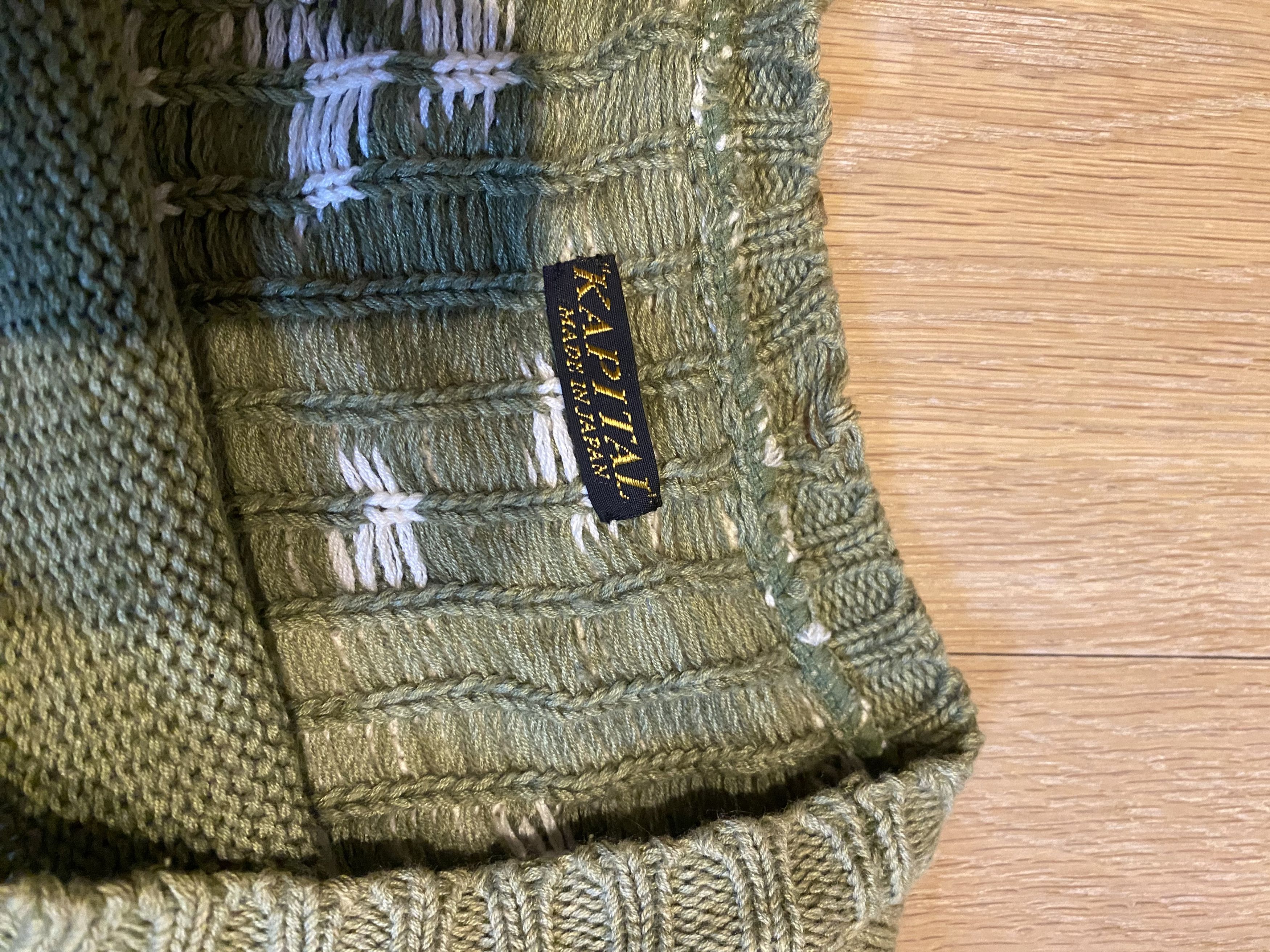 Kapital Kapital Knit Bone Sweater Vest Size US L / EU 52-54 / 3 - 3 Thumbnail