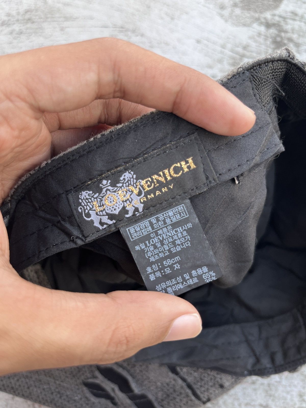 Yasuyuki Ishii Japanese Loevenich Gohtic Distressed Hat Punk Lgb Size ONE SIZE - 6 Thumbnail