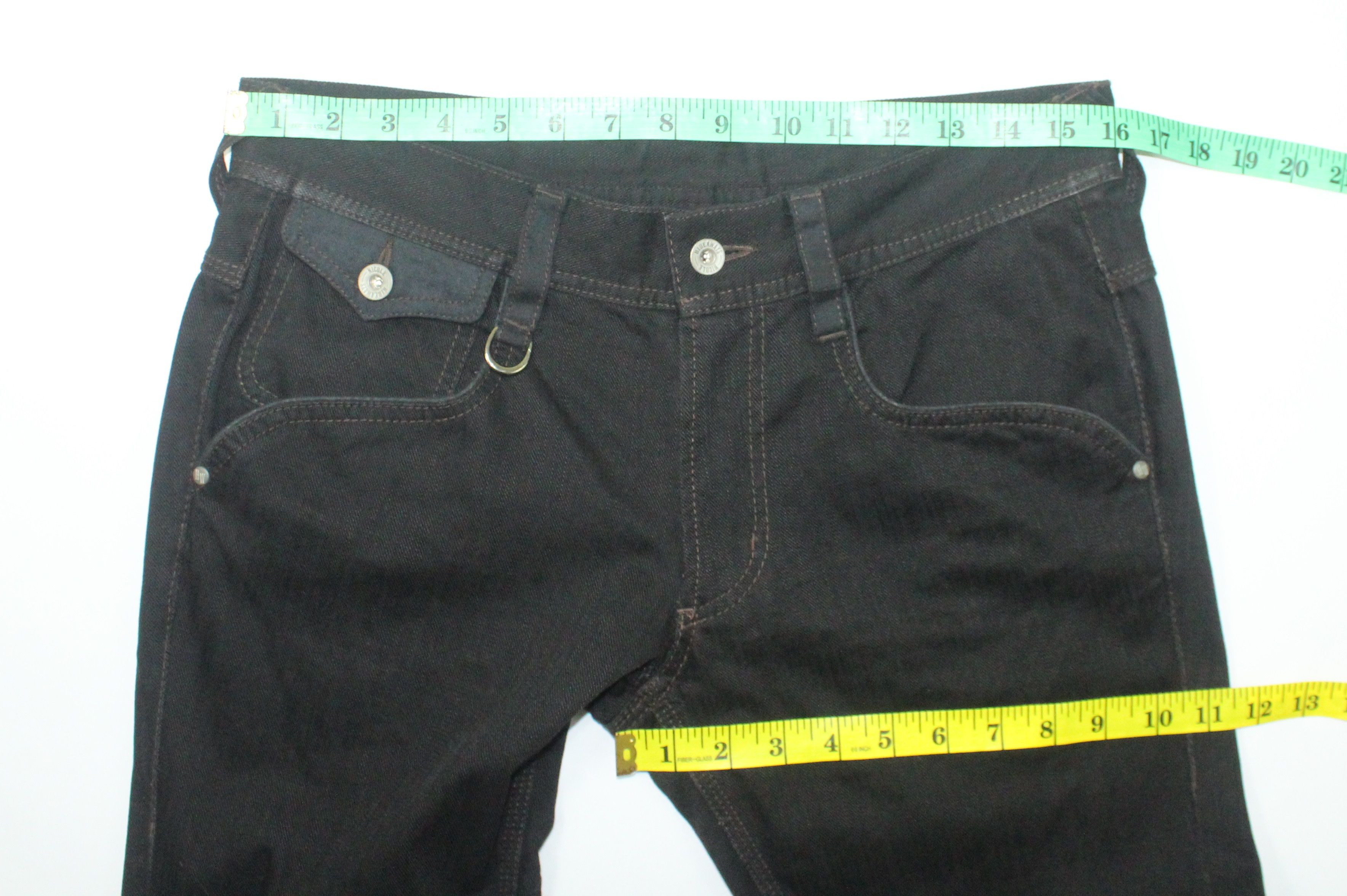 Japanese Brand Lace Up Pockets HIDEWAY Nicole Spiral Inseam Size US 32 / EU 48 - 19 Thumbnail