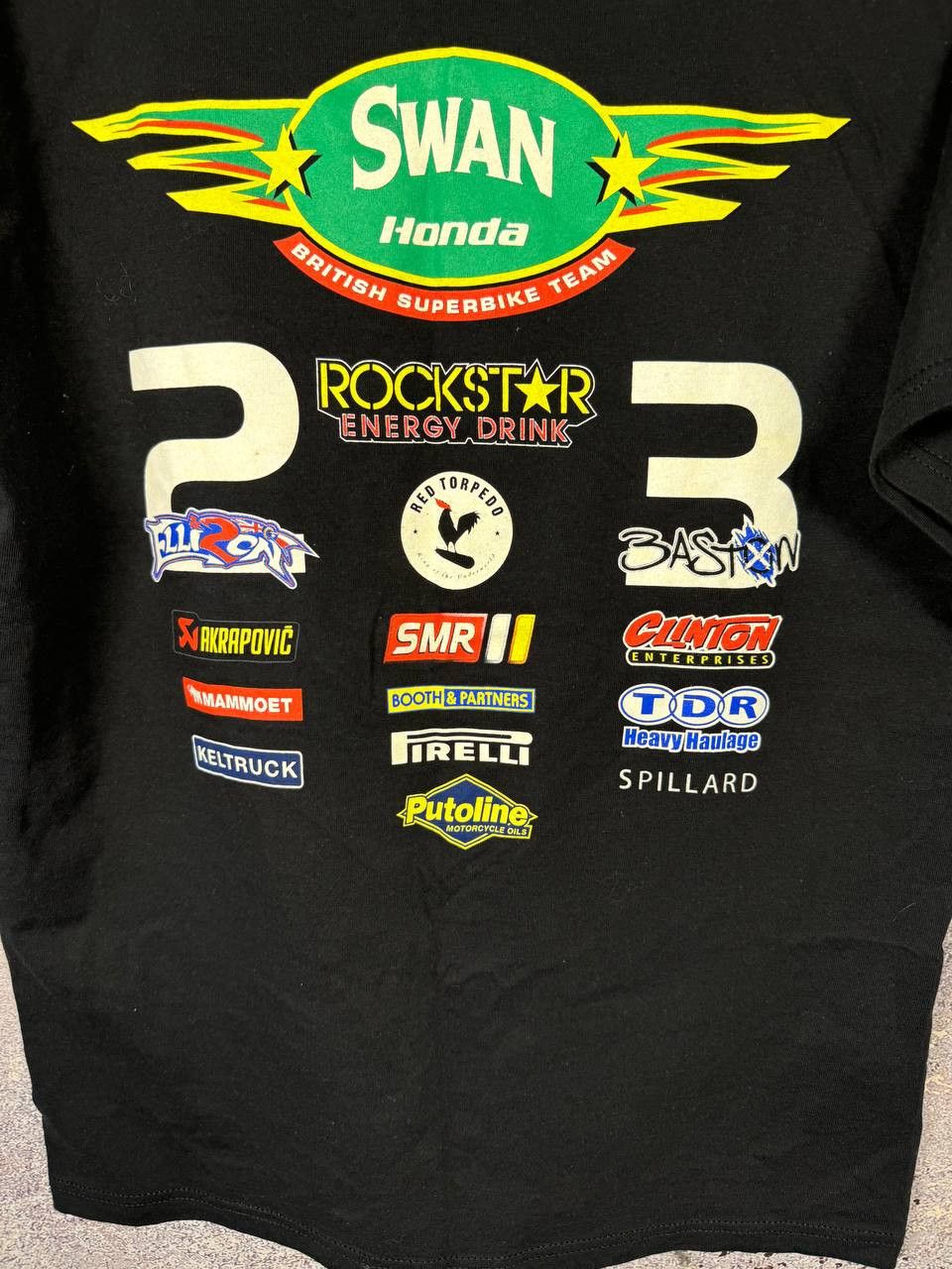 Vintage Vintage 2003 SWAN Honda Motorcycle T-Shirt Men's Large Size US L / EU 52-54 / 3 - 12 Thumbnail