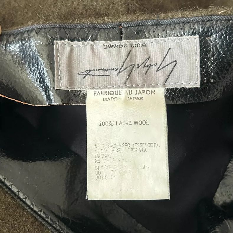 Yohji Yamamoto Yohji Yamamoto Yohji Yamamoto Army Green Beret Hat Size ONE SIZE - 6 Thumbnail
